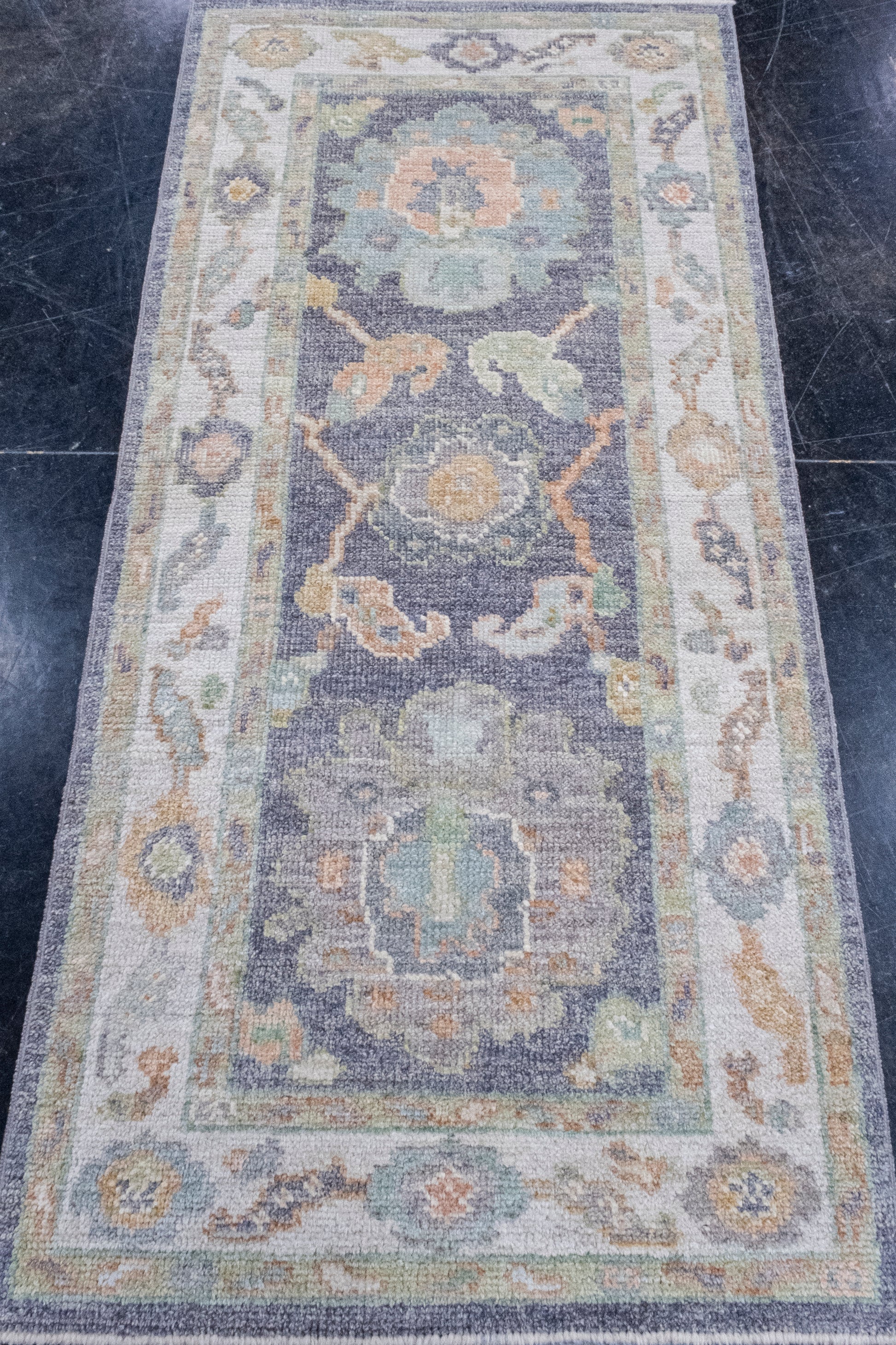 Turkish Oushak Rug 2'4" x 4'11" #16524