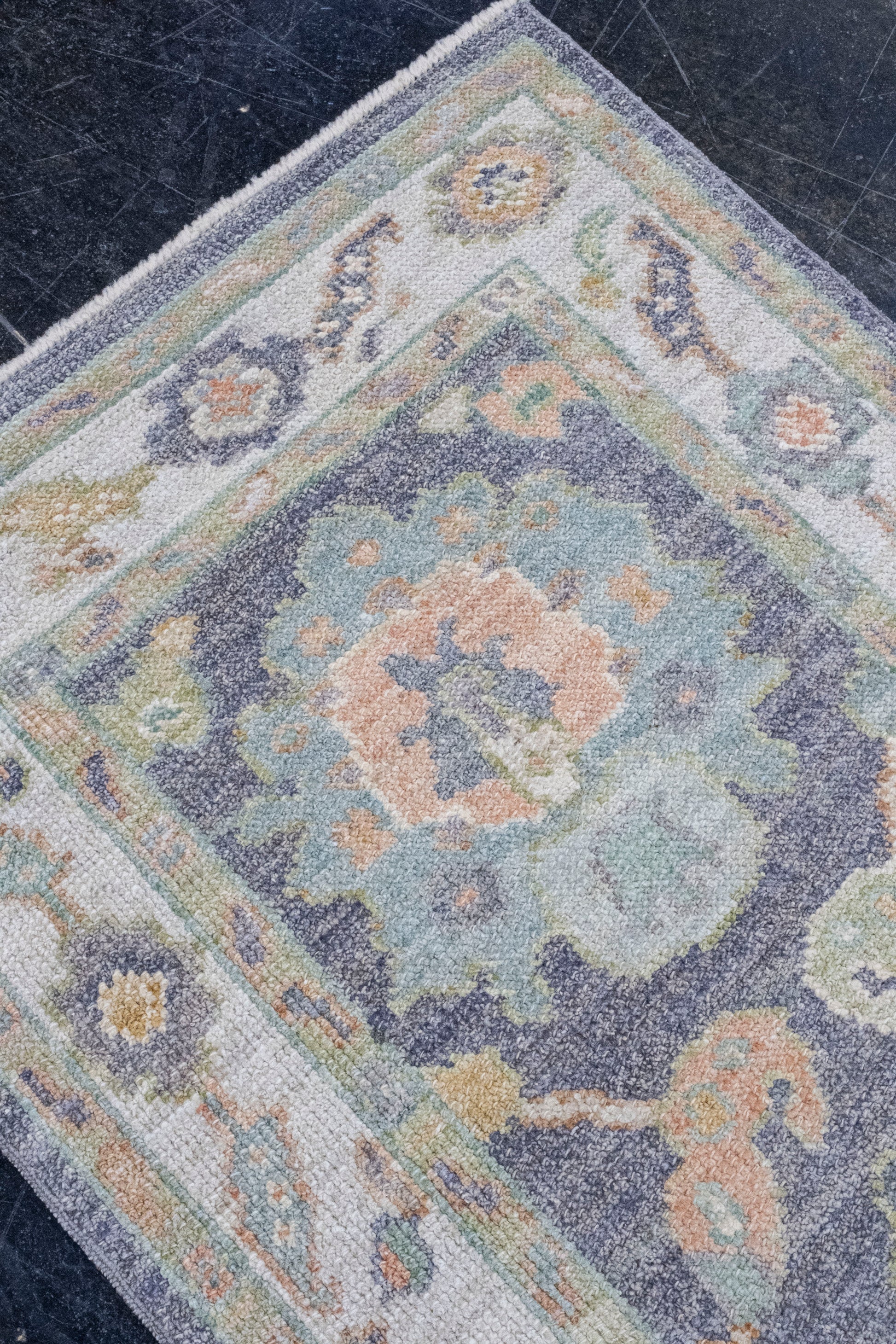 Turkish Oushak Rug 2'4" x 4'11" #16524