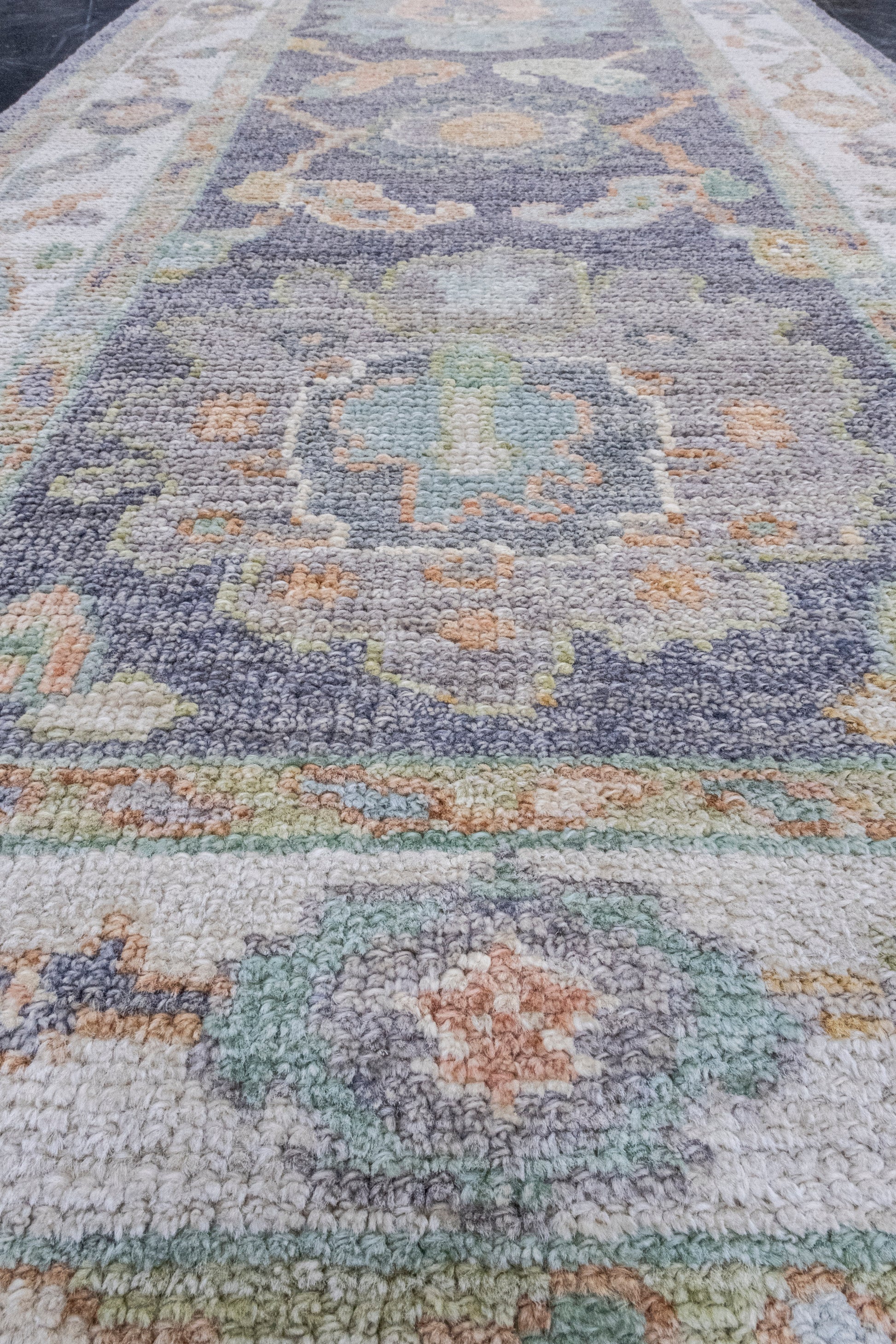 Turkish Oushak Rug 2'4" x 4'11" #16524