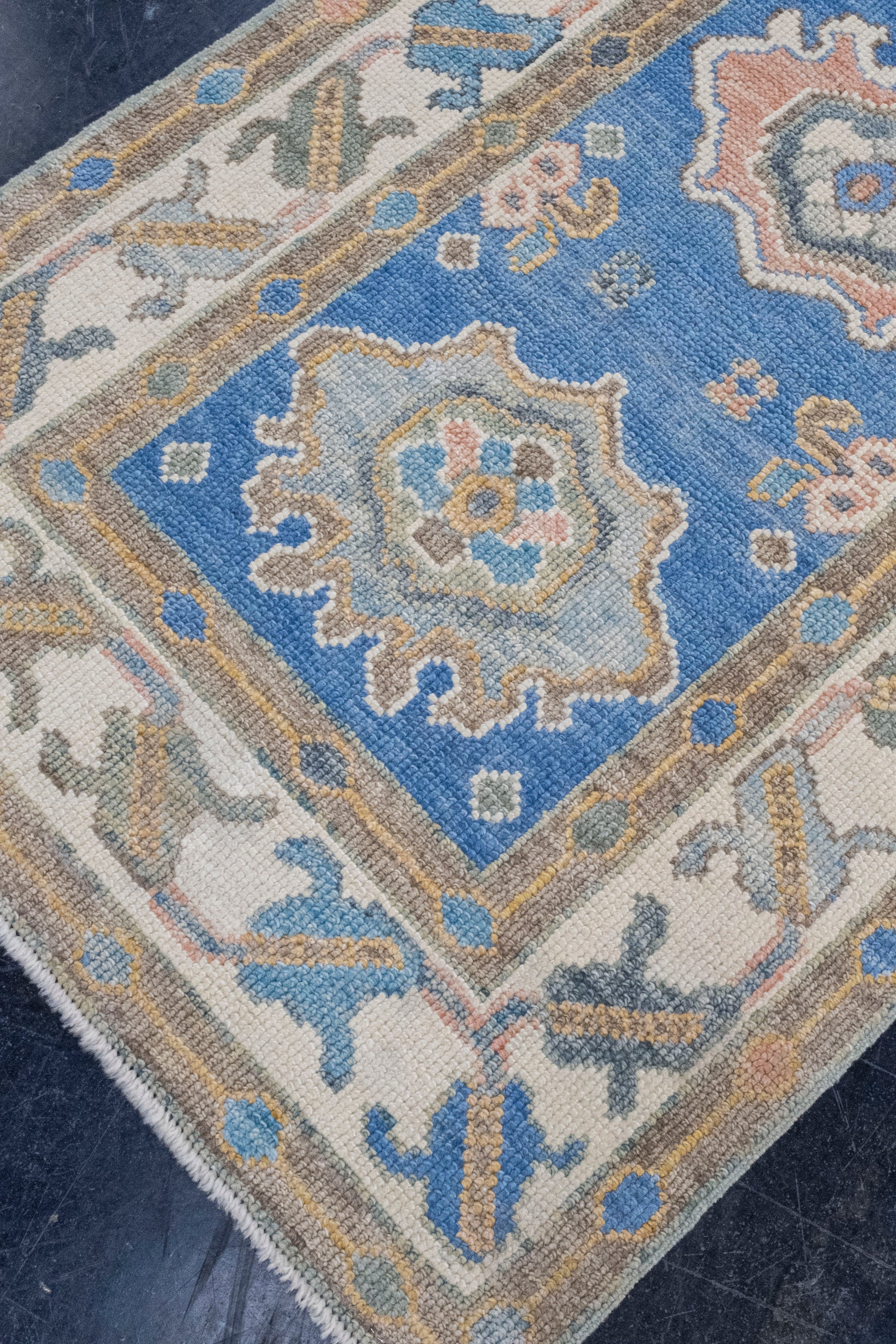 Turkish Oushak Rug 2'10" x 4'1" #16590