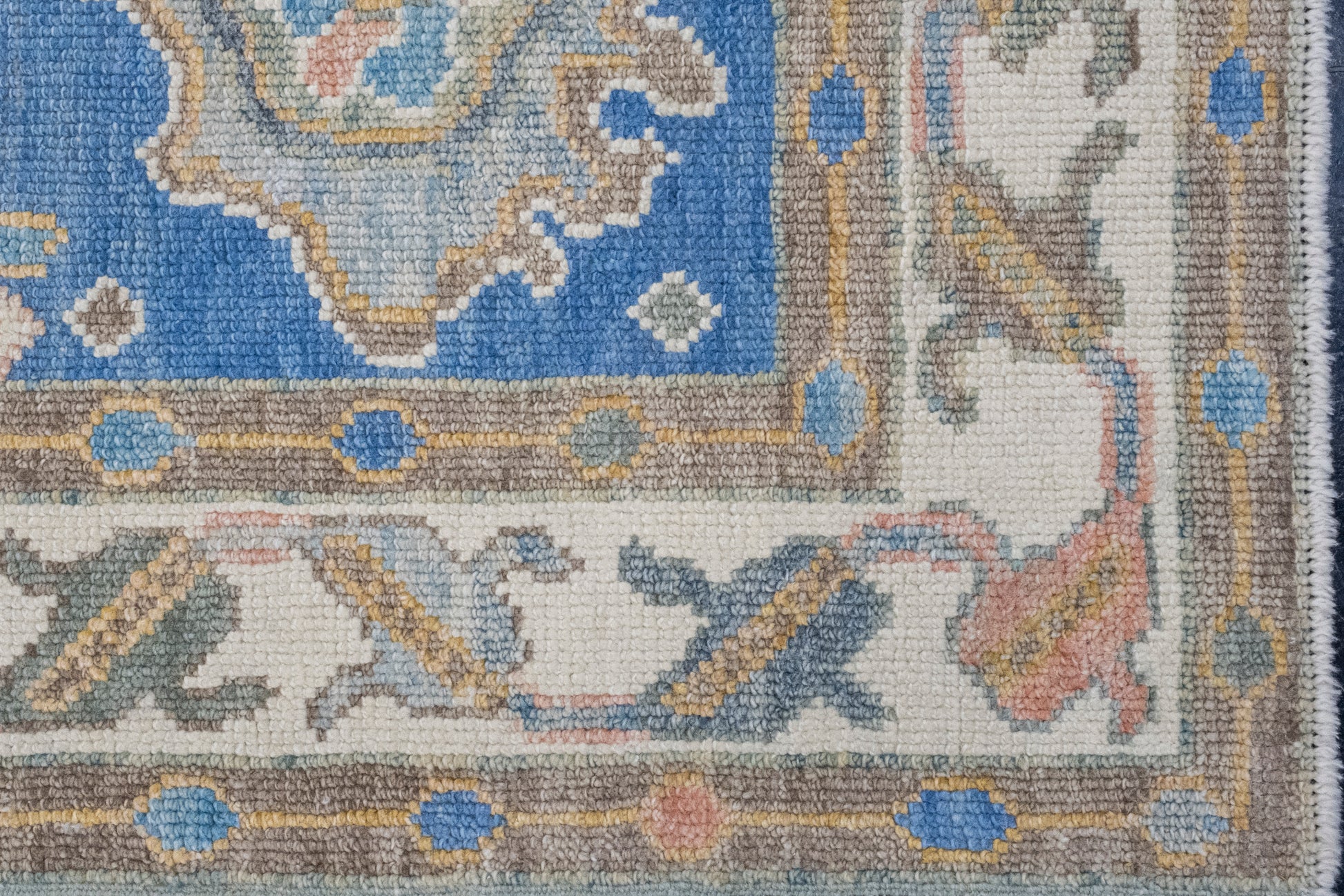 Turkish Oushak Rug 2'10" x 4'1" #16590