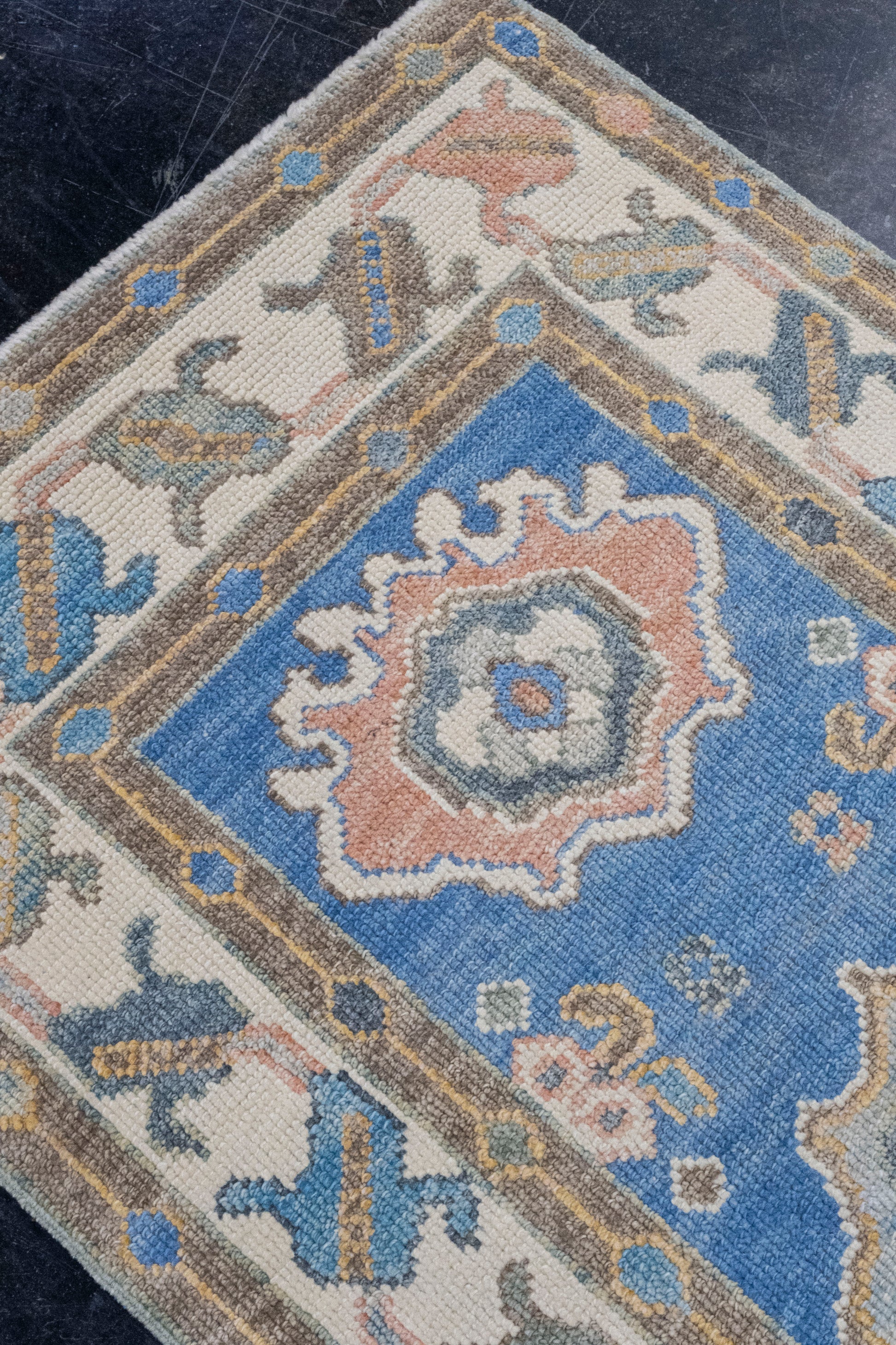 Turkish Oushak Rug 2'10" x 4'1" #16590