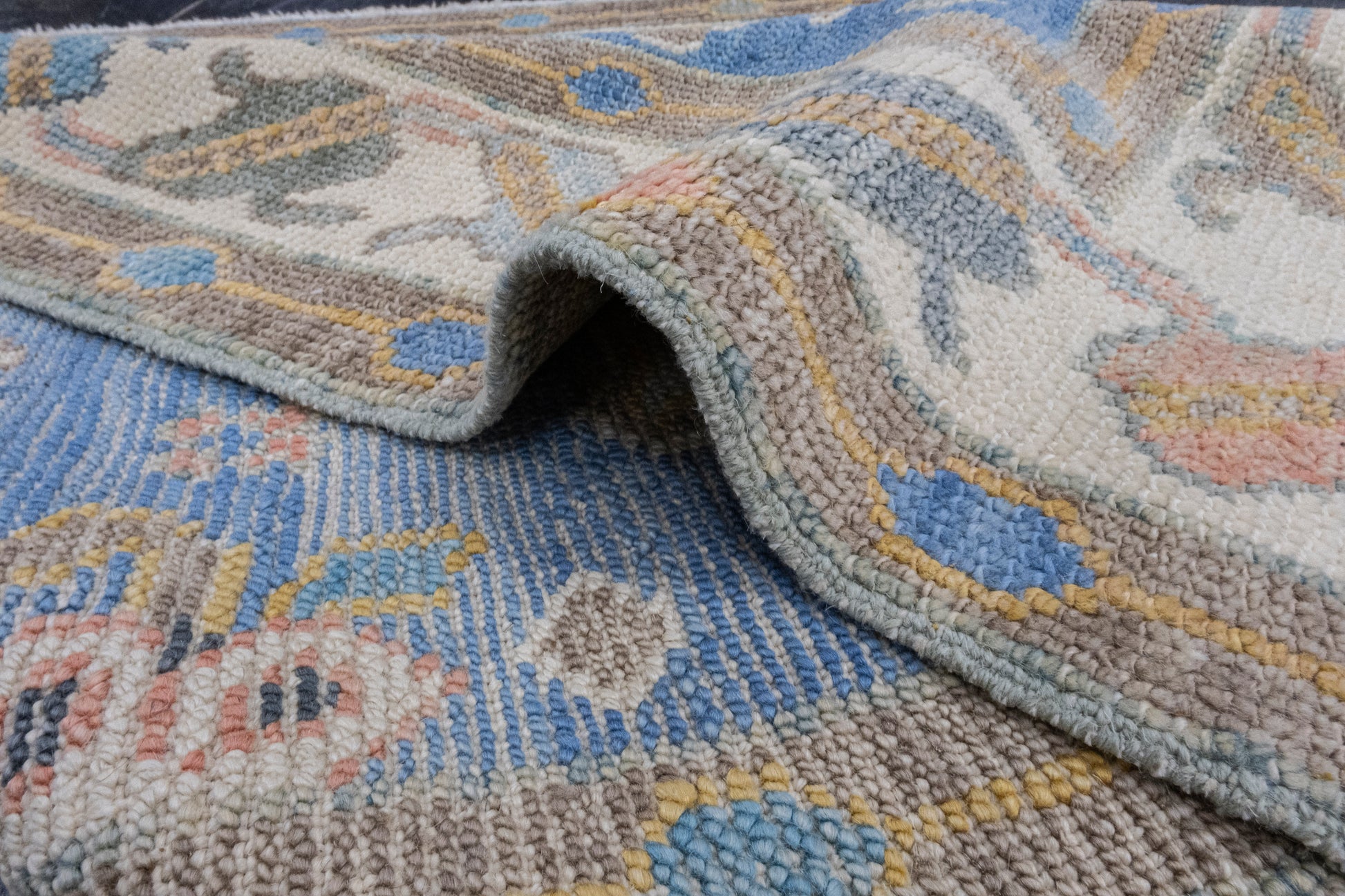 Turkish Oushak Rug 2'10" x 4'1" #16590
