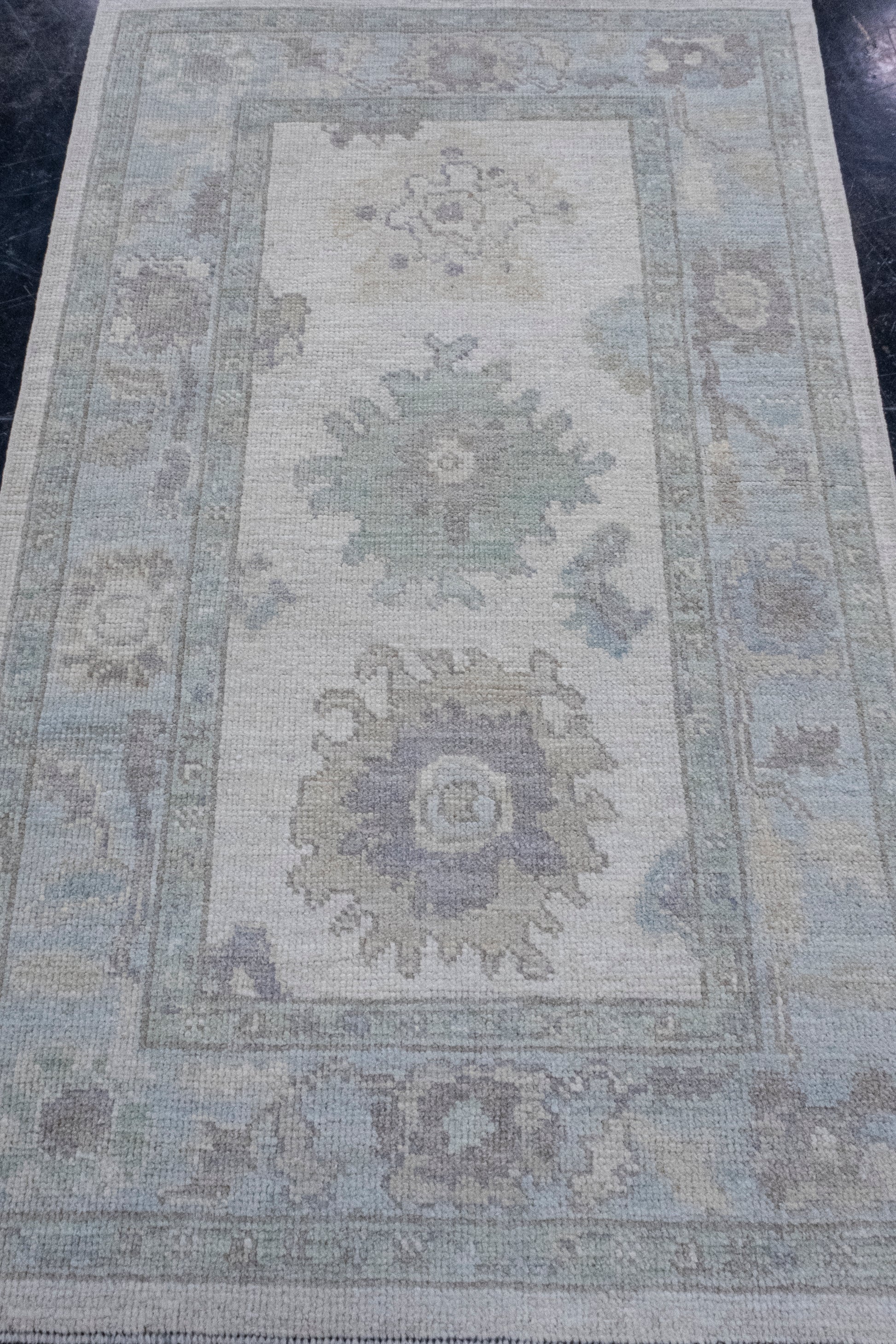 Turkish Oushak Rug 3'1" x 5'2" #16380