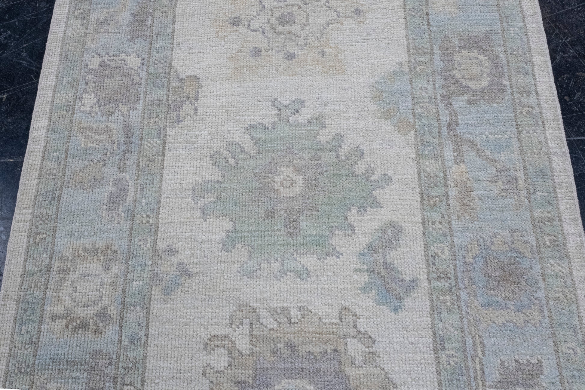 Turkish Oushak Rug 3'1" x 5'2" #16380