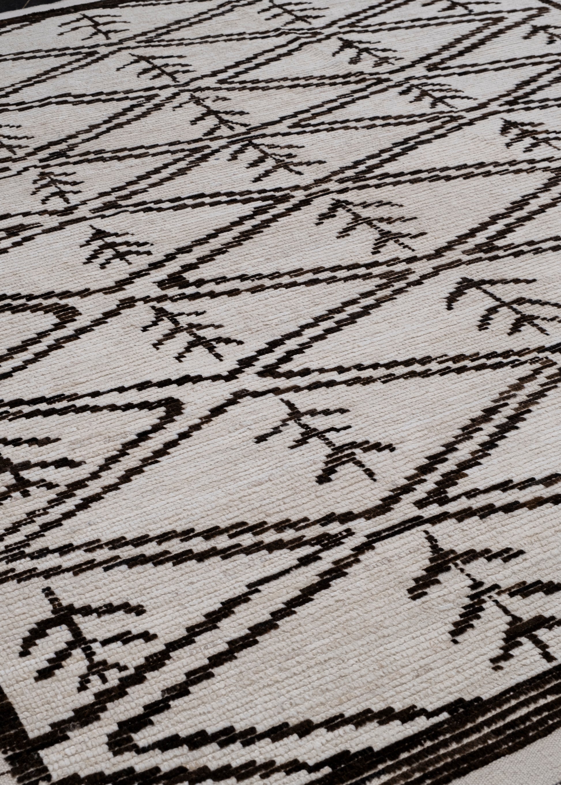 Turkish Tulu Rug Hand Knotted Rug 8'4" x 10'2" #6231