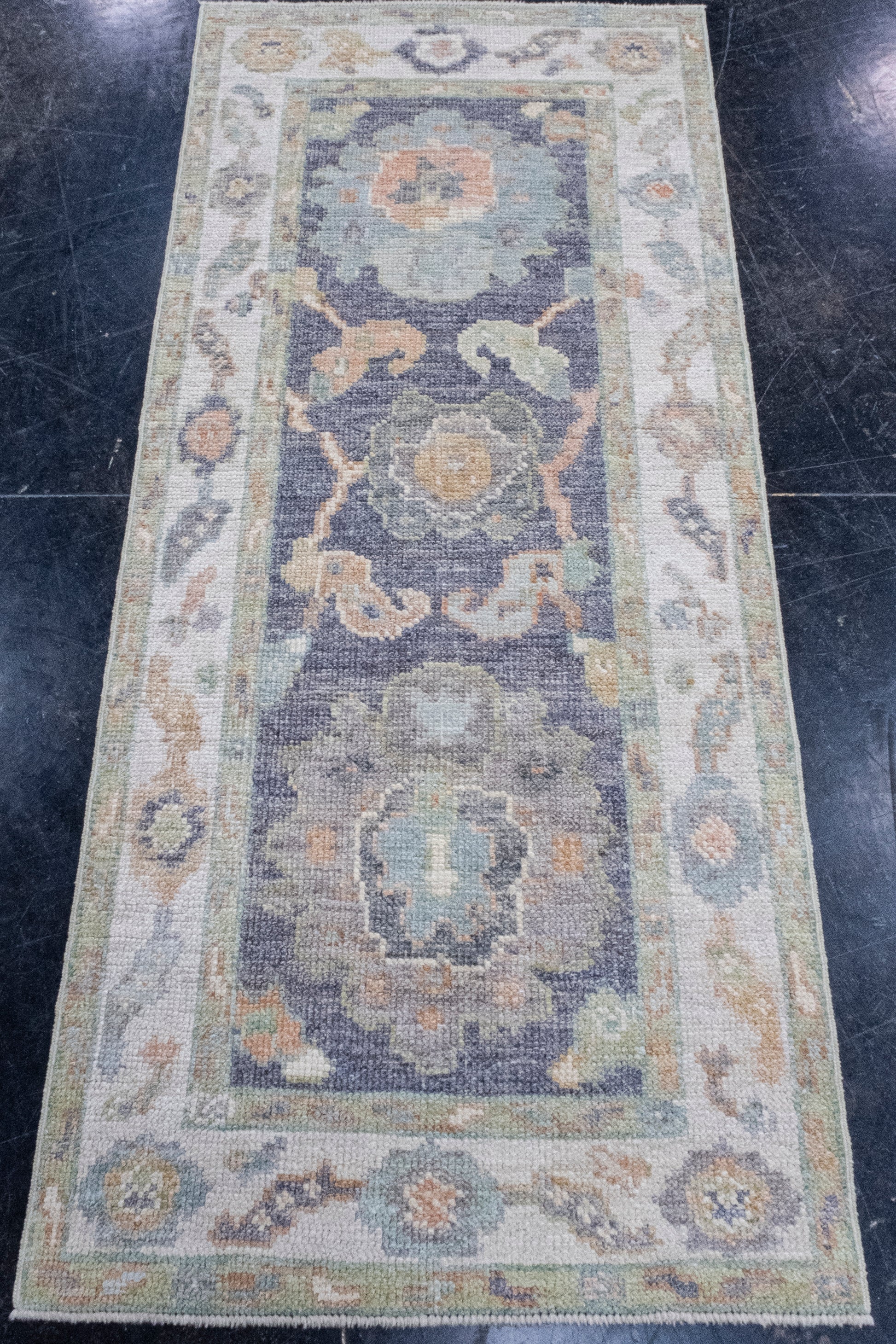 Turkish Oushak Rug 2'2" x 5' #16425
