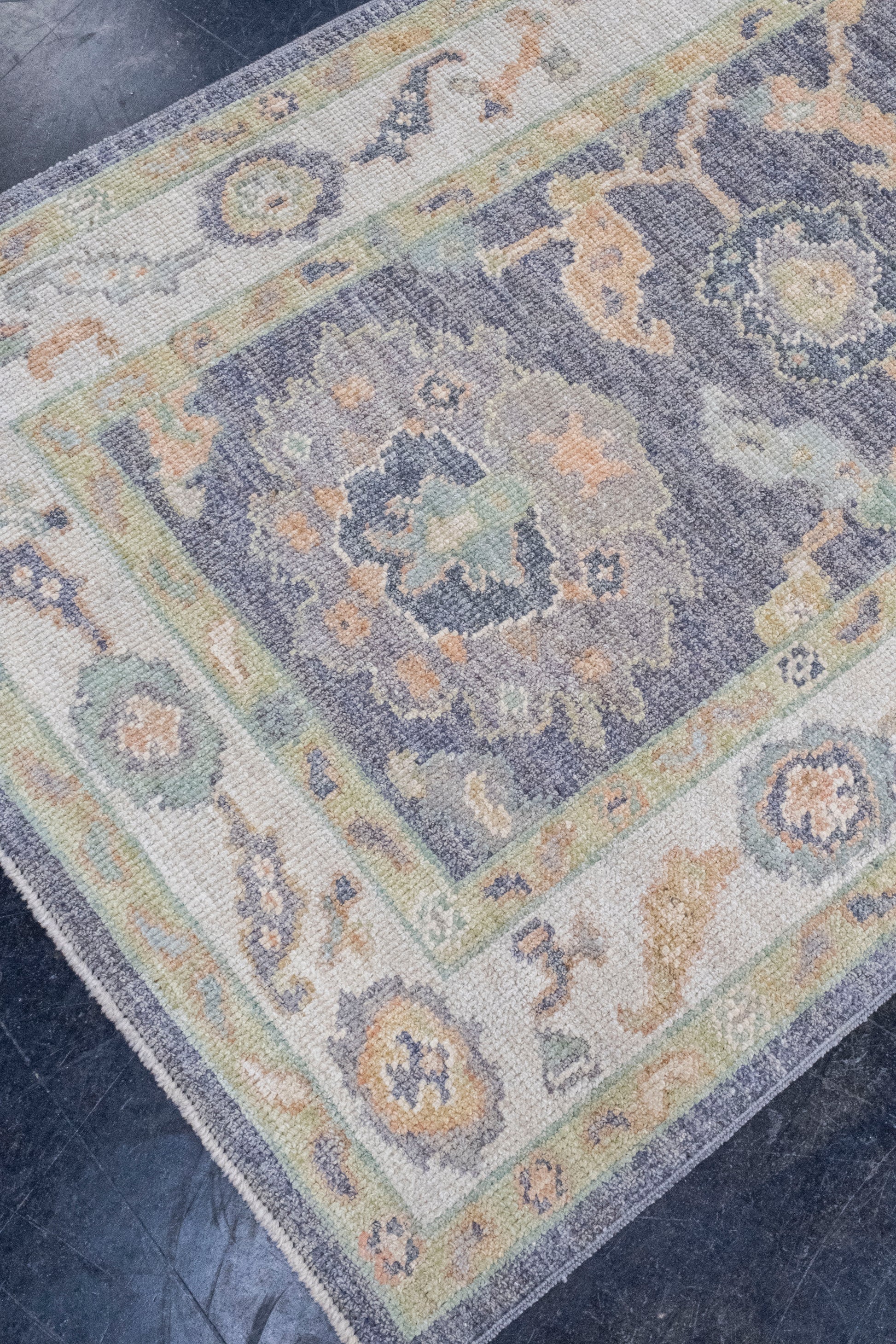 Turkish Oushak Rug 3'2" x 5'1" #16501
