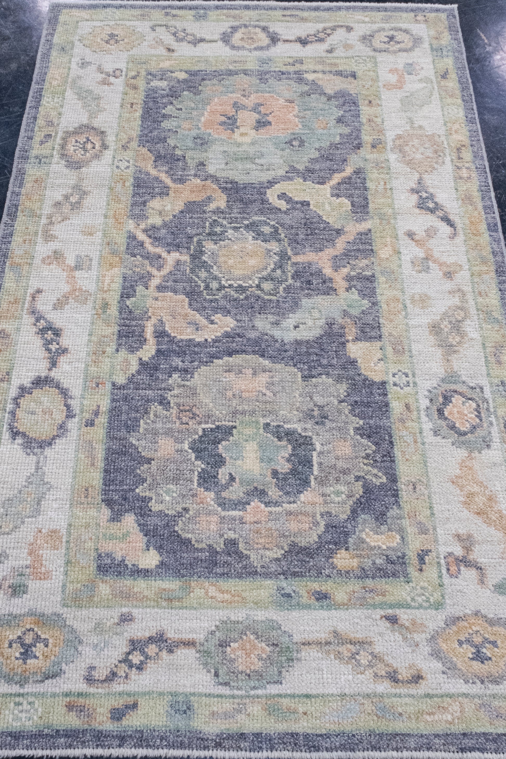 Turkish Oushak Rug 3'2" x 5'2" #16430