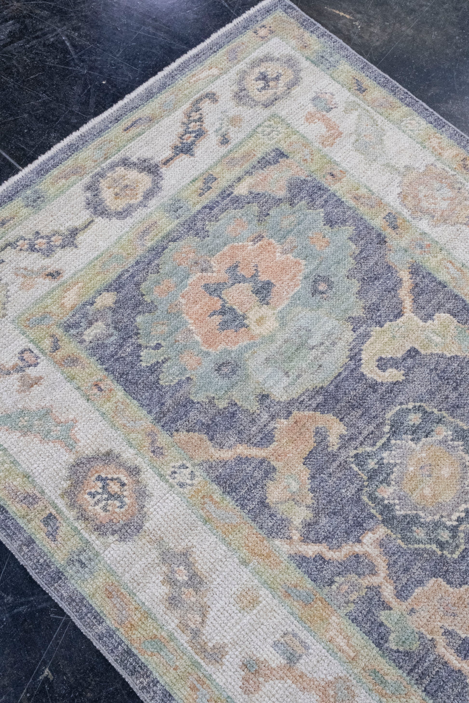 Turkish Oushak Rug 3'2" x 5'2" #16430