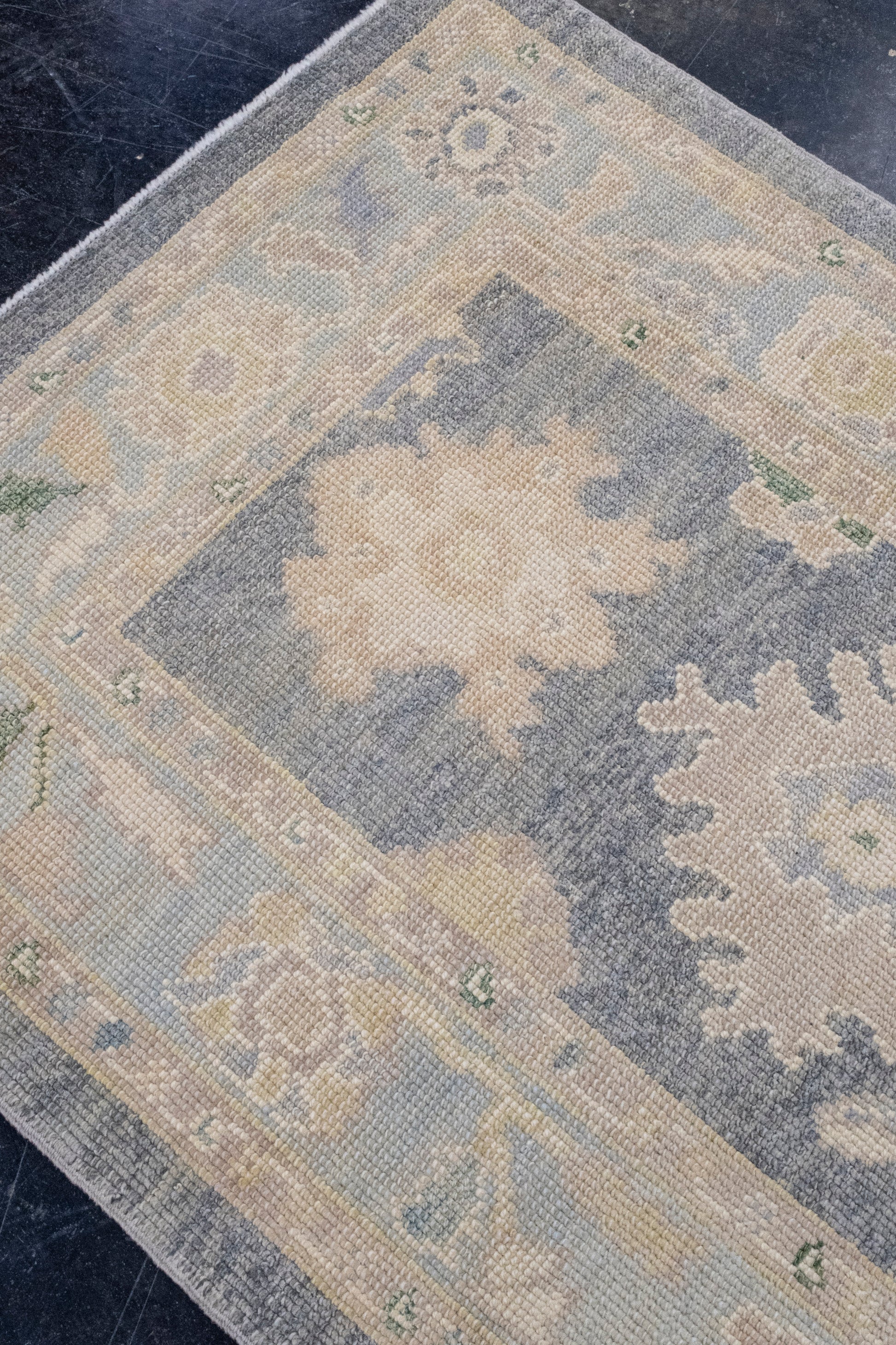 Turkish Oushak Rug 3'3" x 5'2" #16679