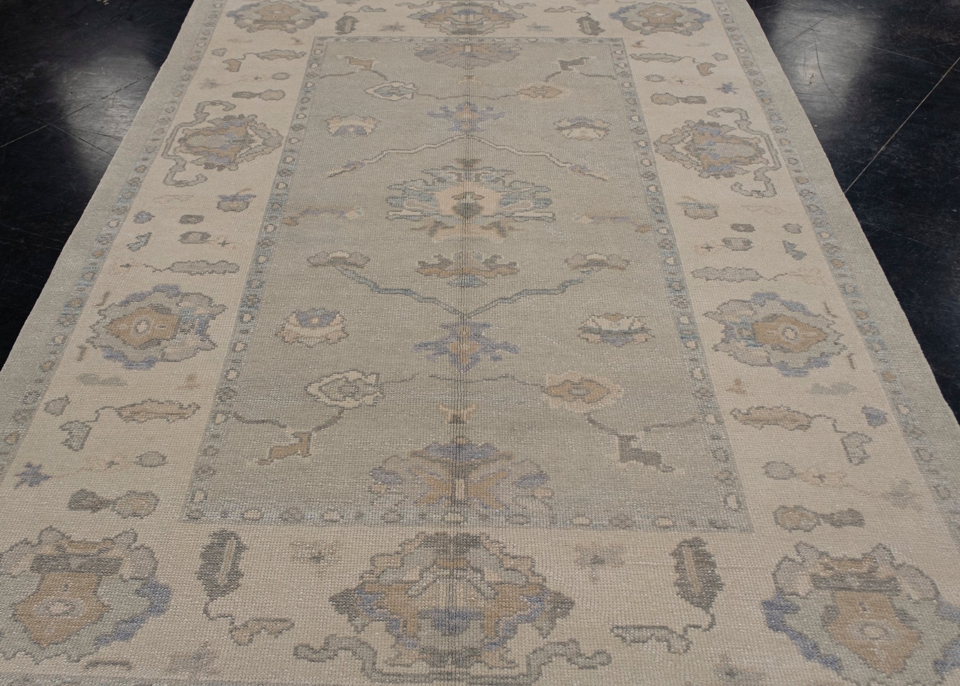 Turkish Oushak Rug 6' x 8'8" #7090
