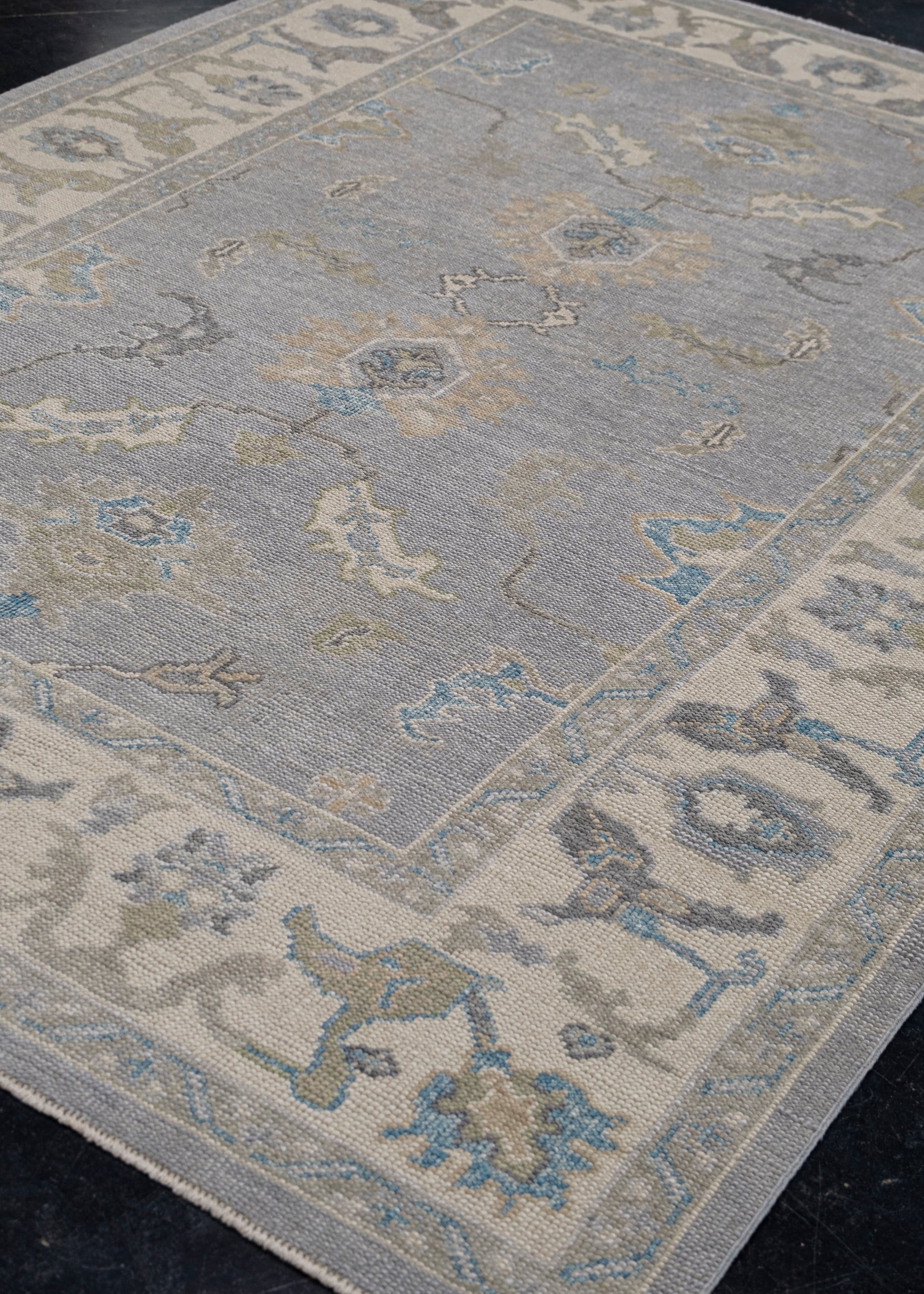 Turkish Oushak Rug 6'4" x 9'1" #11914