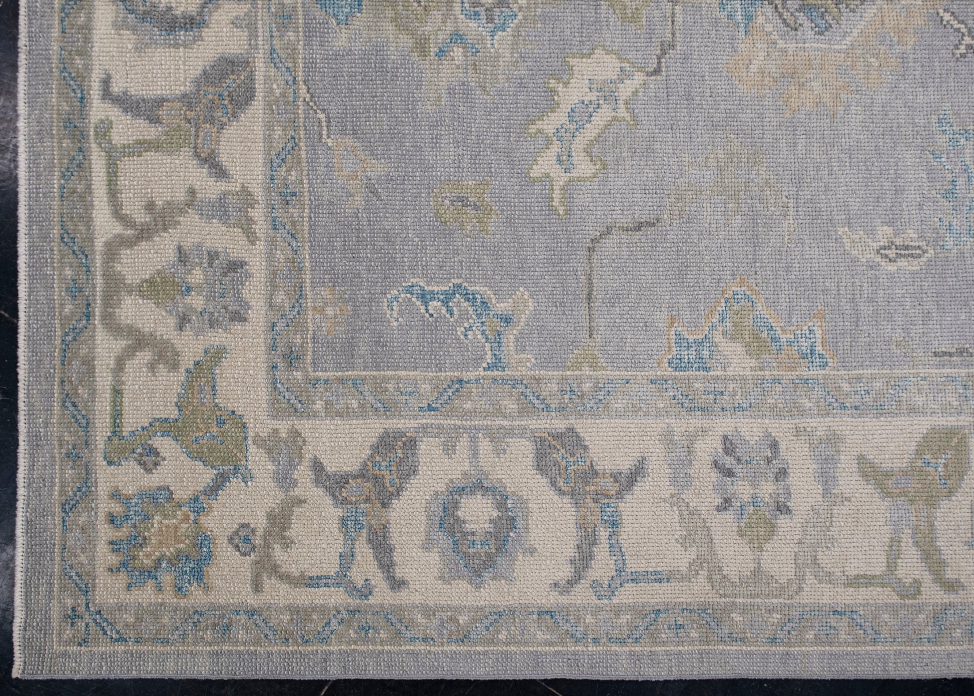 Turkish Oushak Rug 6'4" x 9'1" #11914