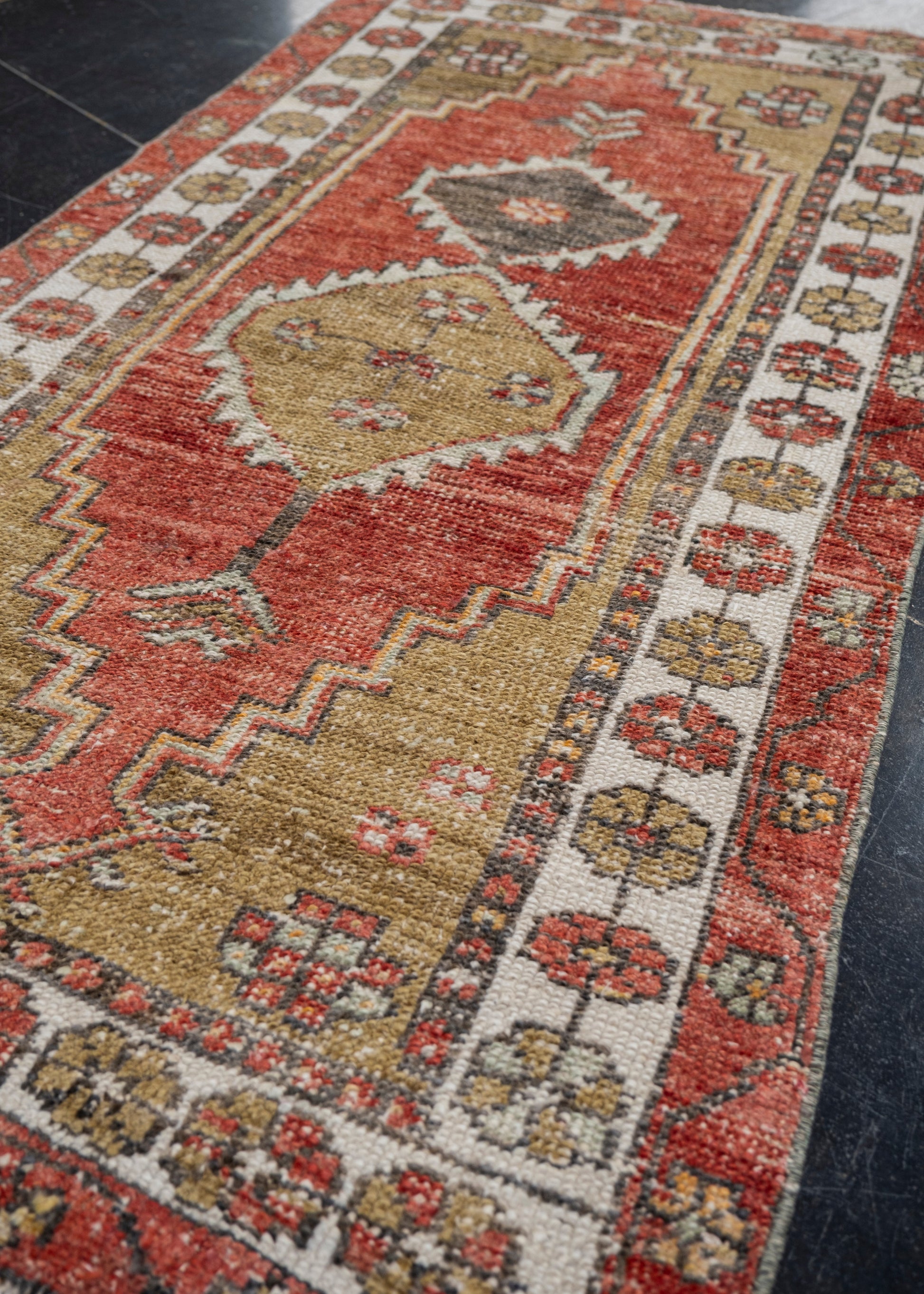 Turkish Vintage Anatolian Rug 2'4" x 4'6" #6060