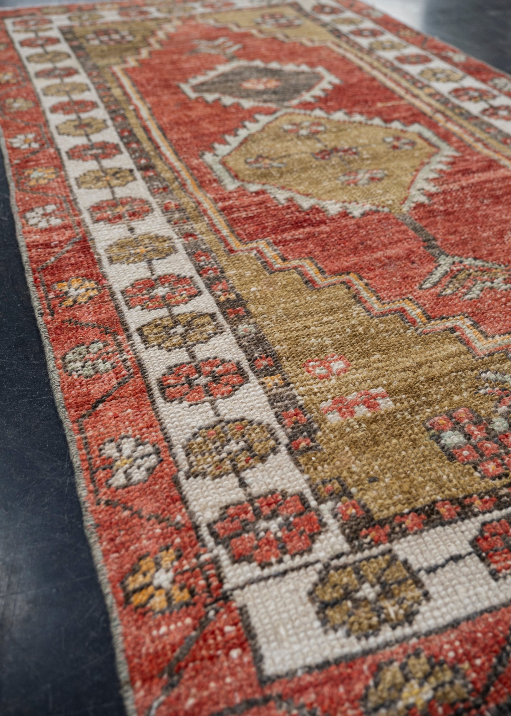 Turkish Vintage Anatolian Rug 2'4" x 4'6" #6060
