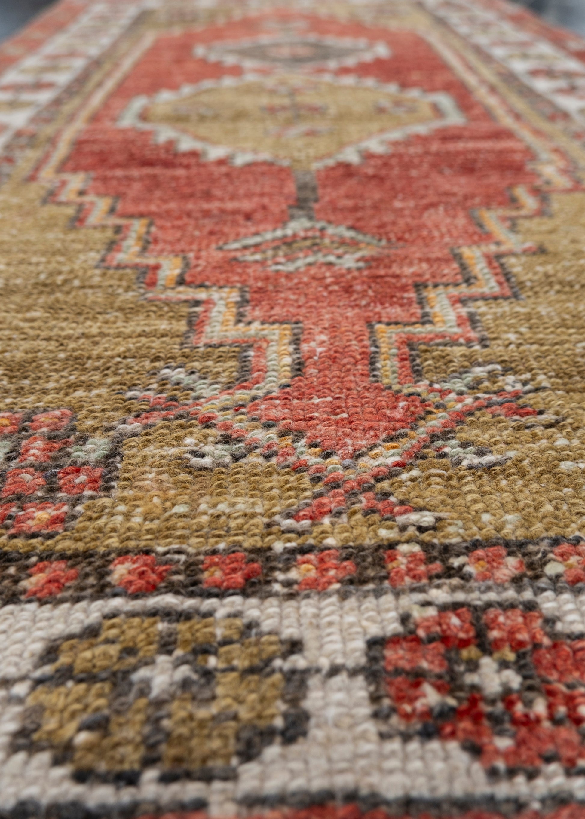 Turkish Vintage Anatolian Rug 2'4" x 4'6" #6060