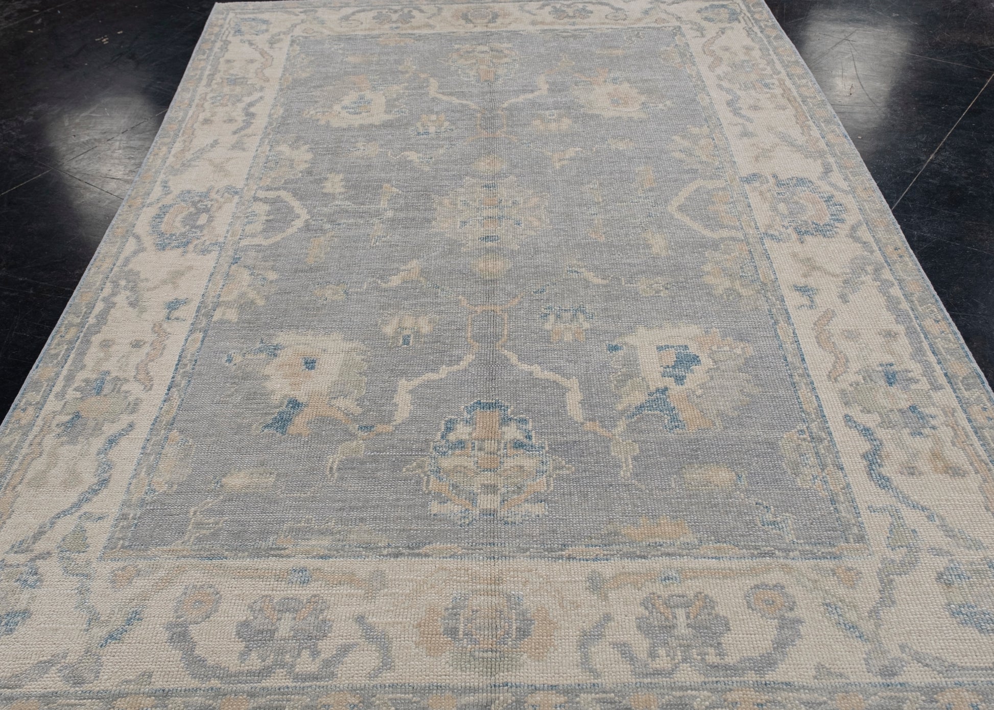 Turkish Oushak Rug 6' x 9'7" #11970
