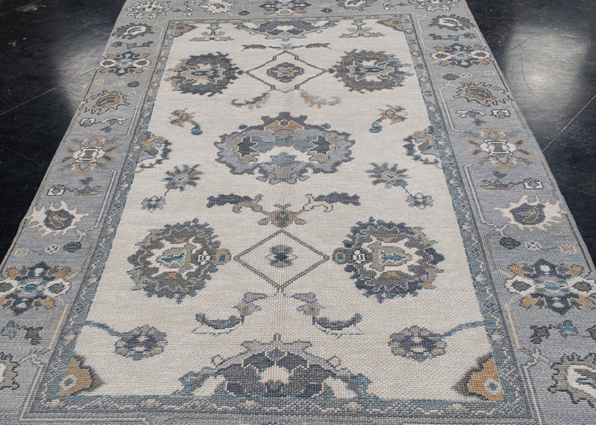 Turkish Oushak Rug 5'7" x 9'10" #10731