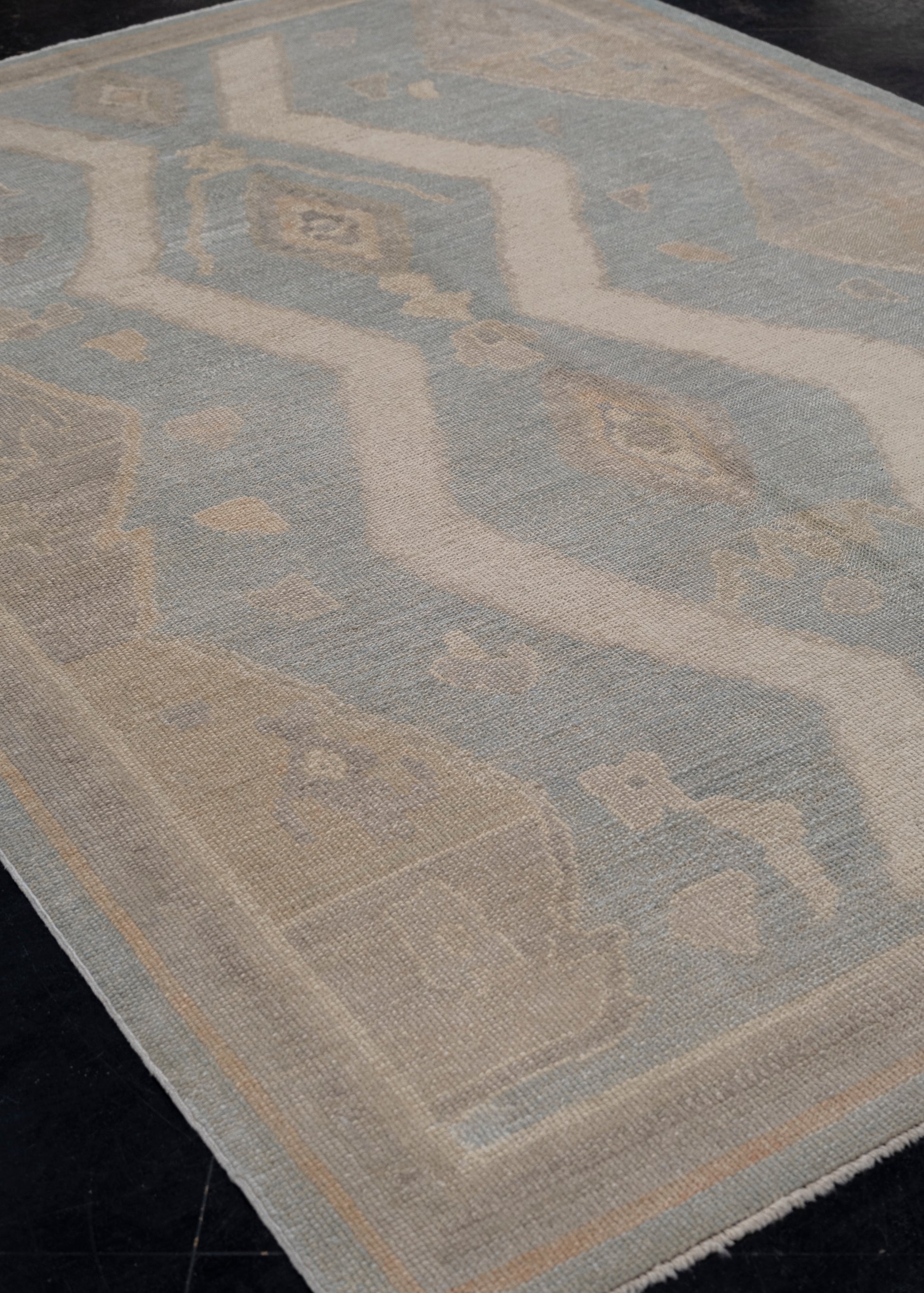Turkish Oushak Rug 6'4" x 9'4" #12072