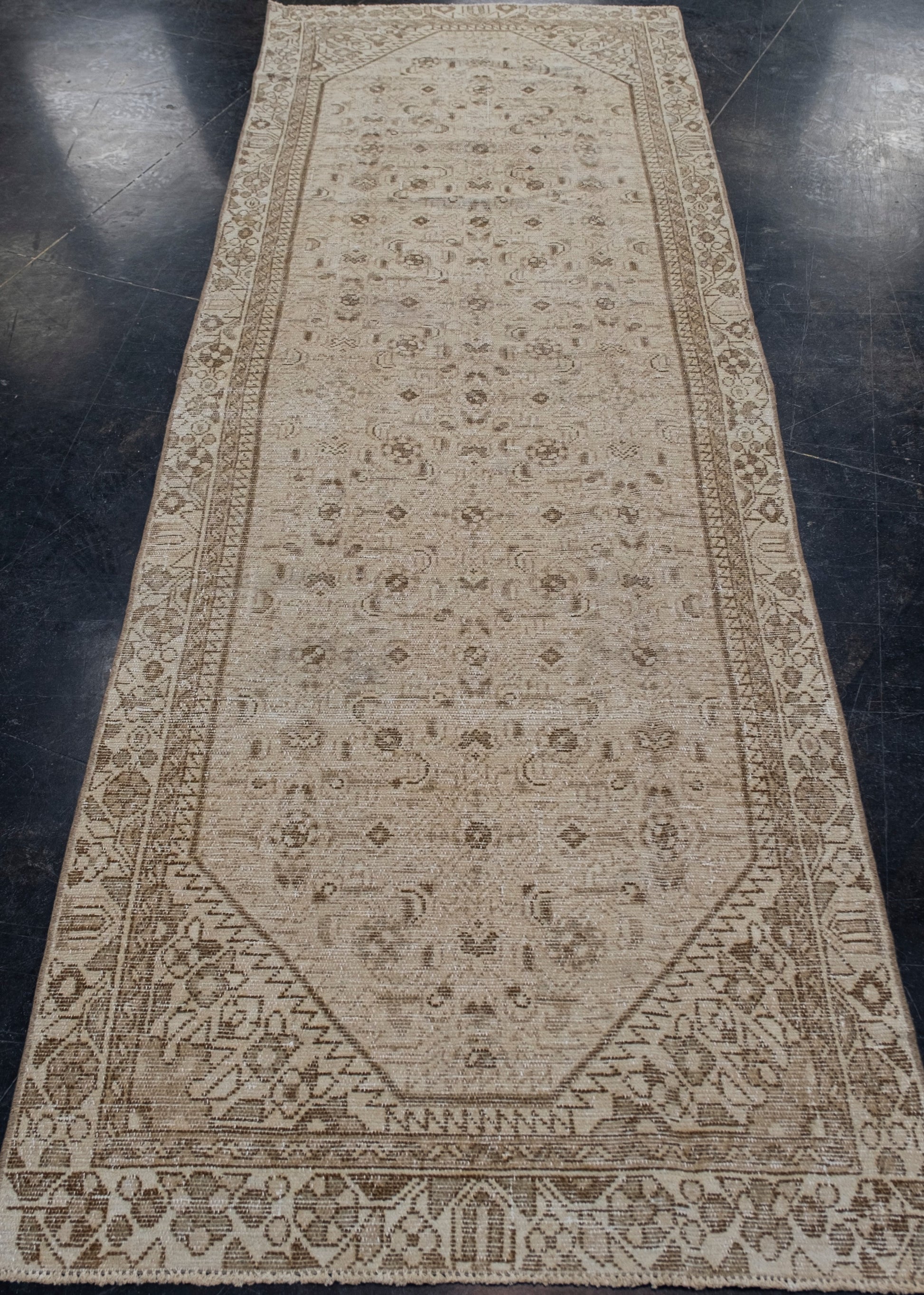 Turkish Vintage Anatolian Rug 3' x 9'3" #6043