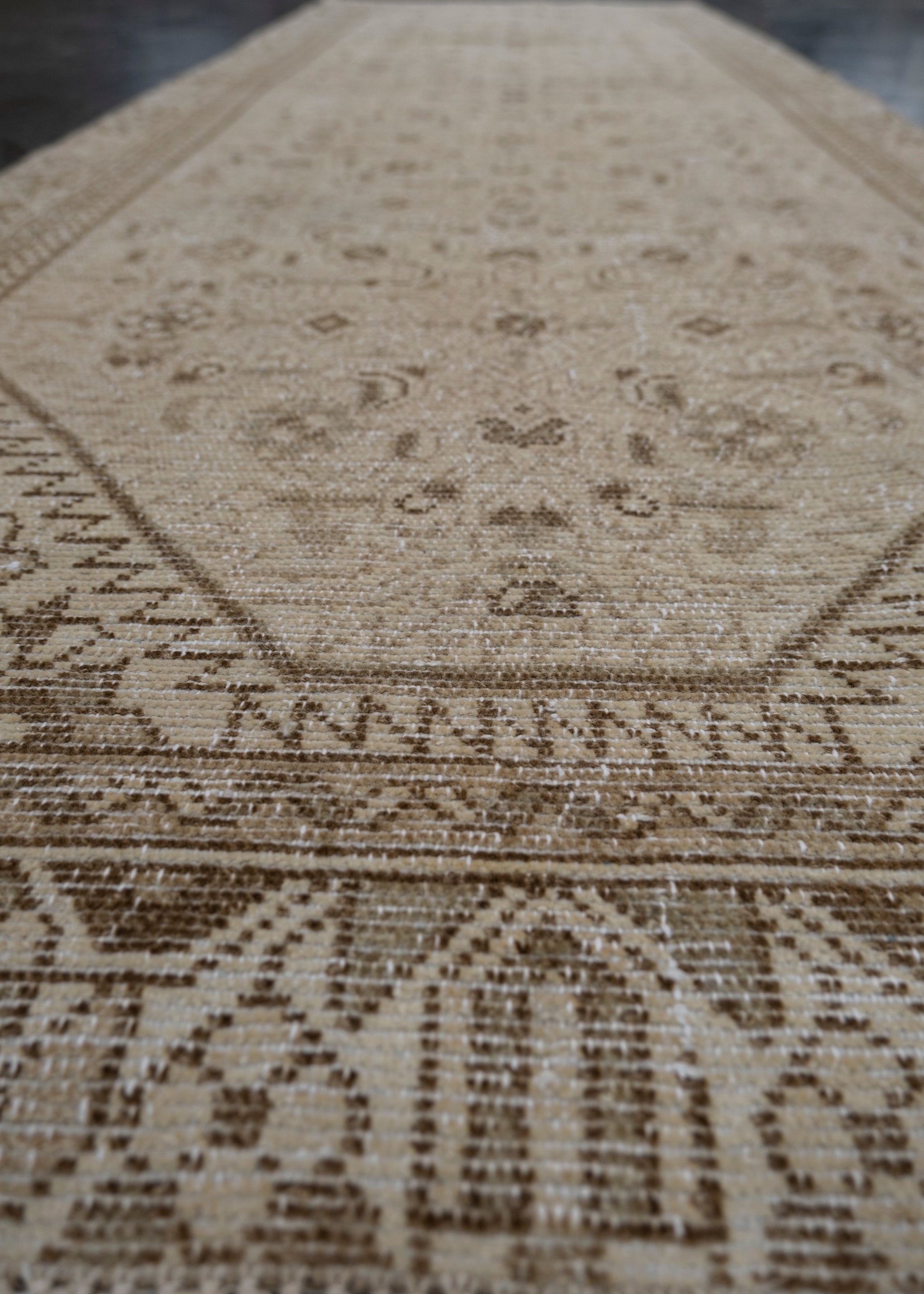 Turkish Vintage Anatolian Rug 3' x 9'3" #6043