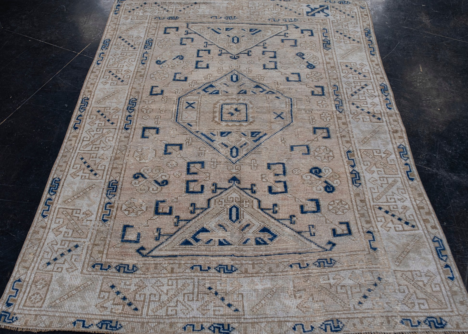 Turkish Vintage Anatolian Rug 4'6" x 6'1" #6042
