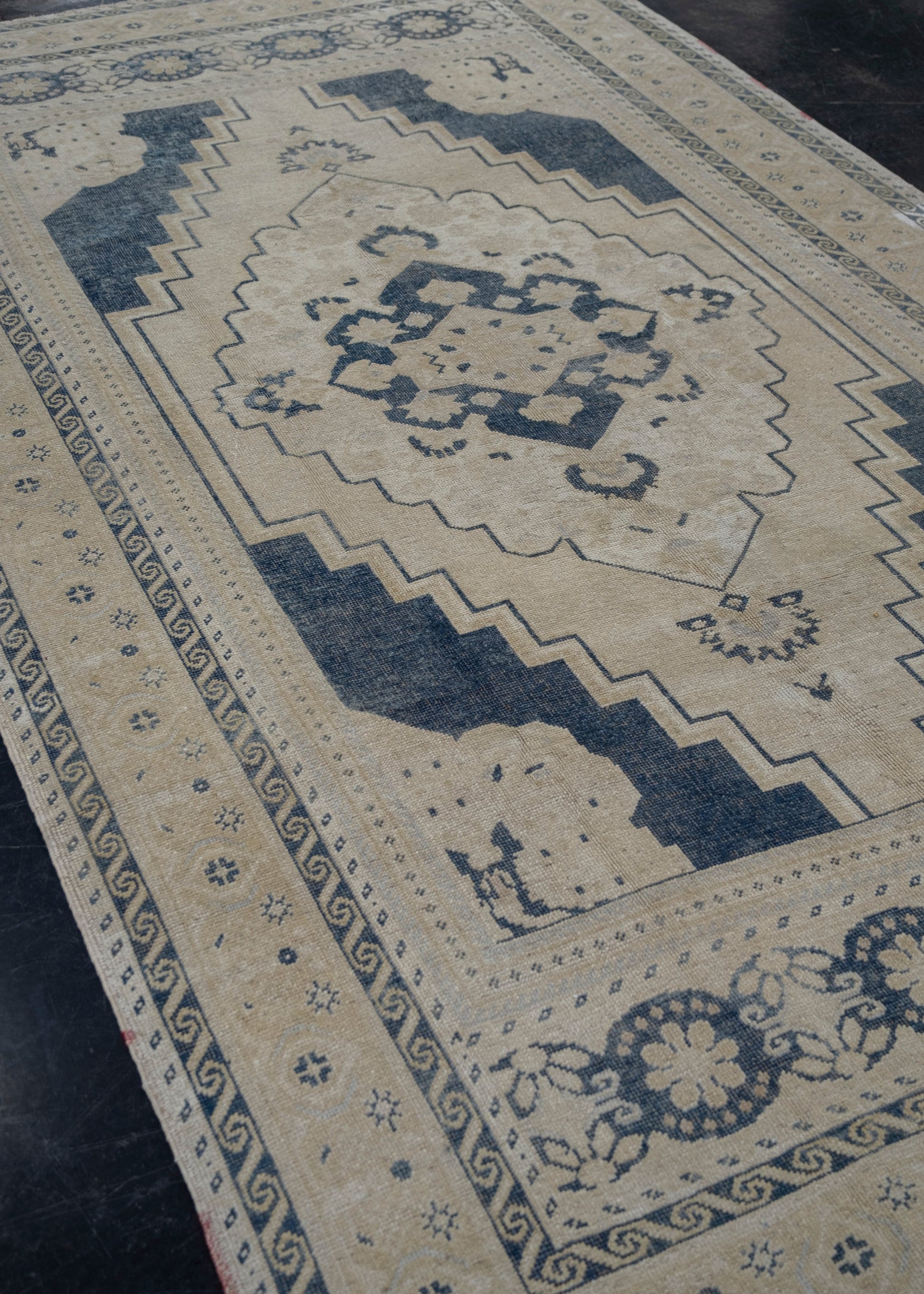 Turkish Vintage Anatolian Rug 5'7" x 10' #6039