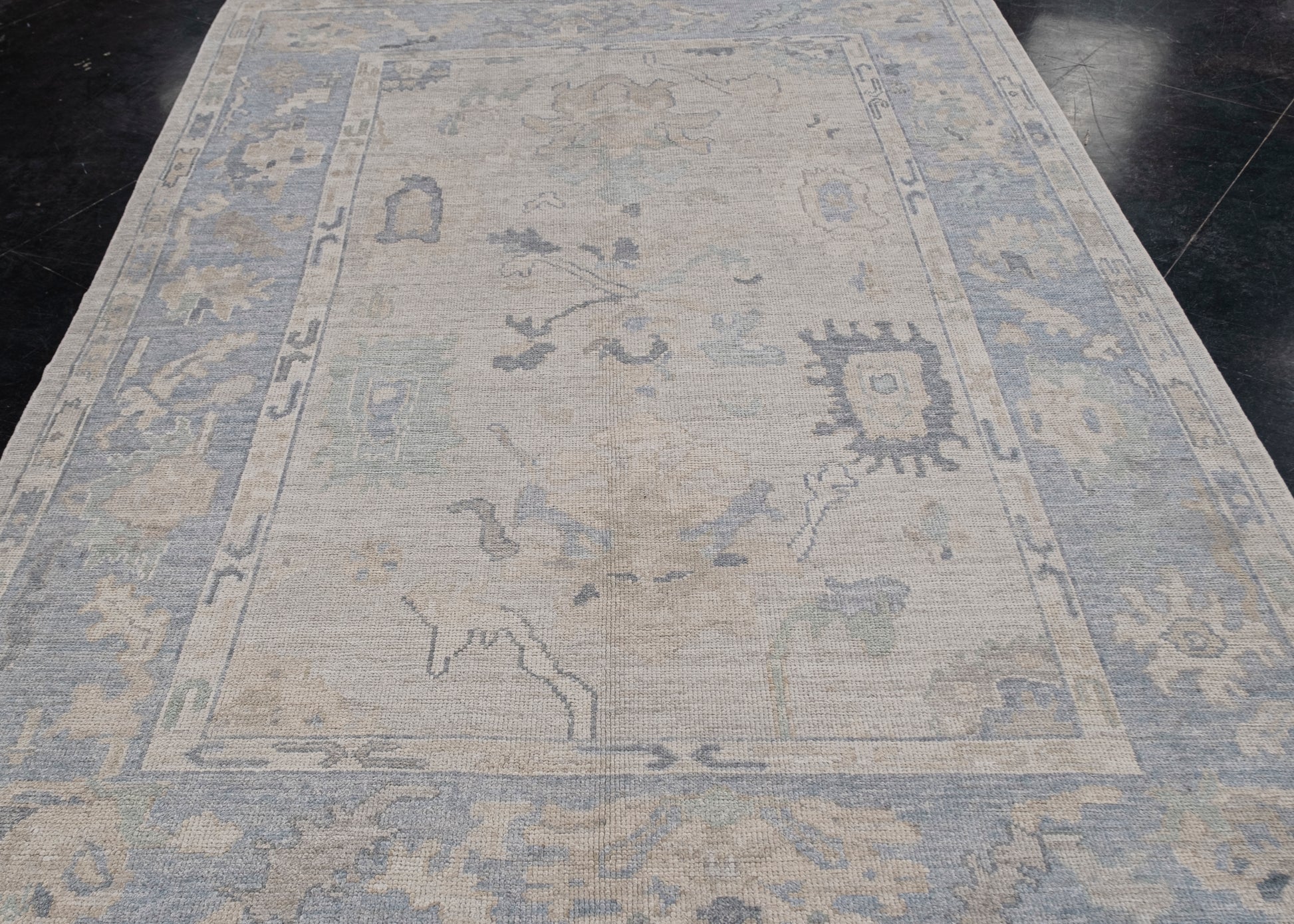 Turkish Oushak Rug 6'4" x 9' #11564