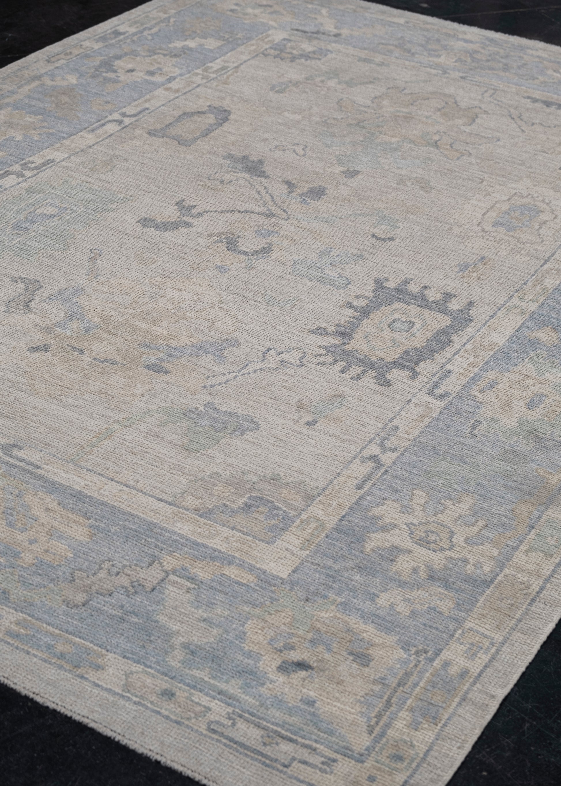 Turkish Oushak Rug 6'4" x 9' #11564