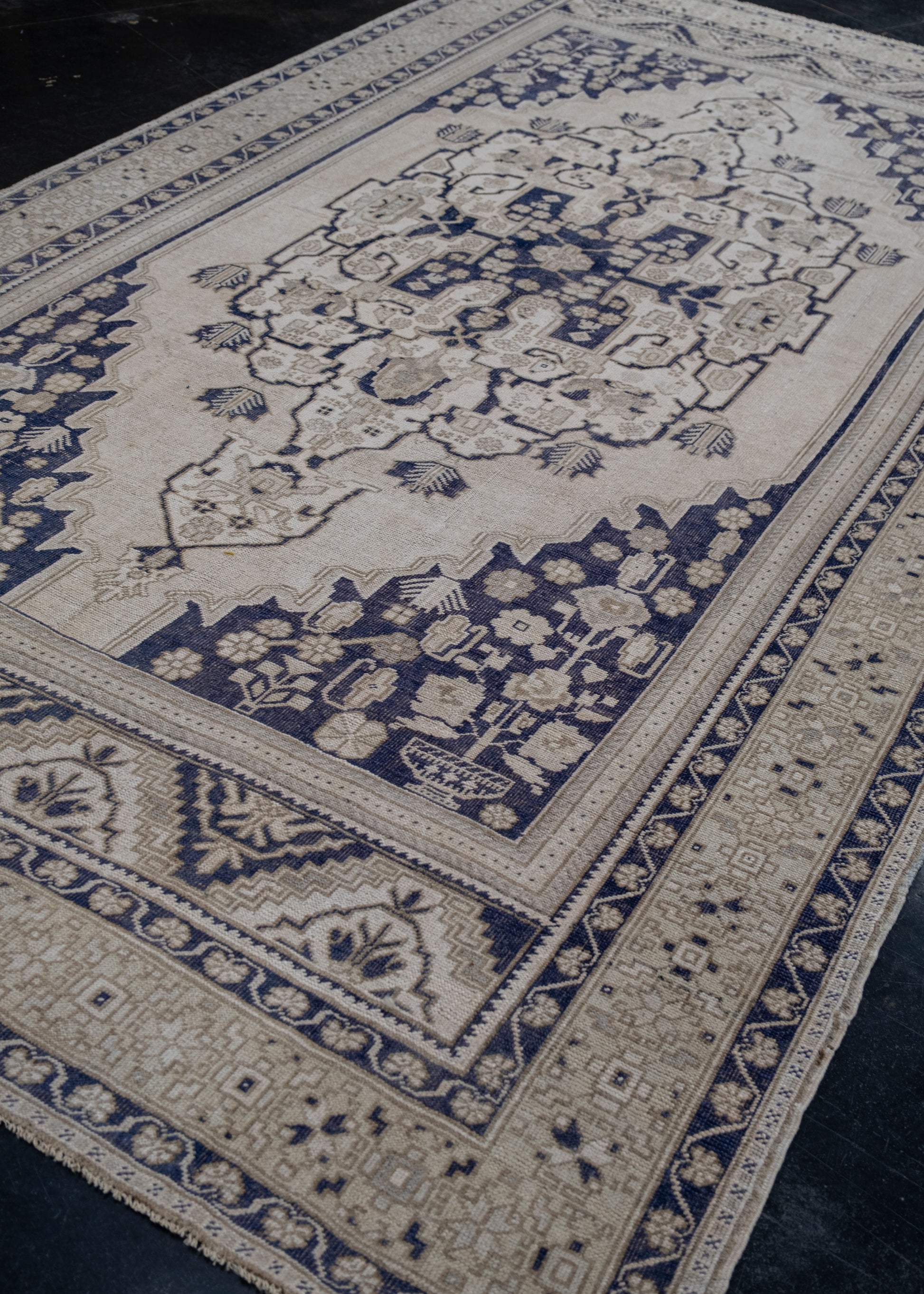 Turkish Vintage Anatolian Rug 6'10" x 12' #6036