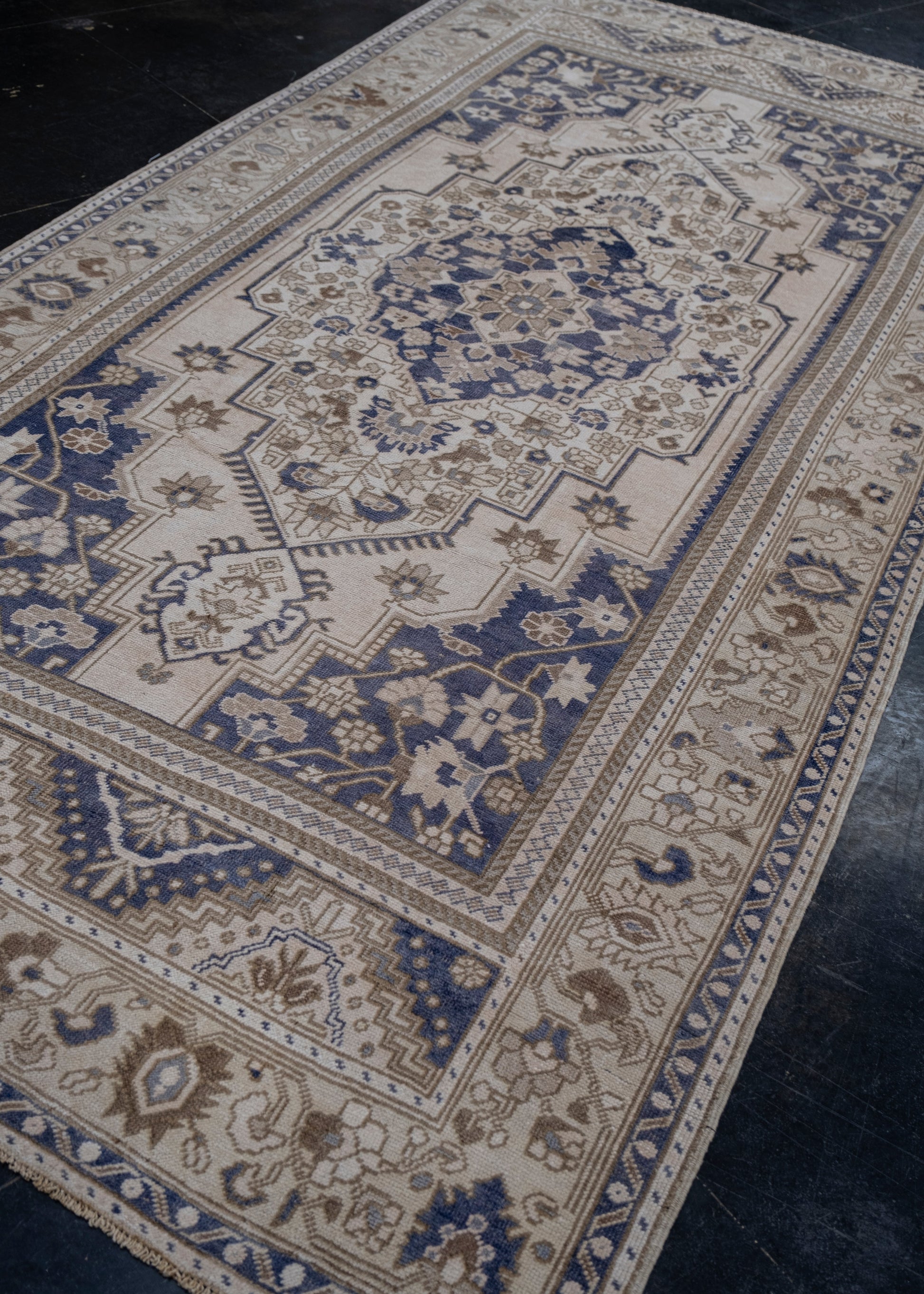 Turkish Vintage Anatolian Rug 5'10" x 11'11" #6035