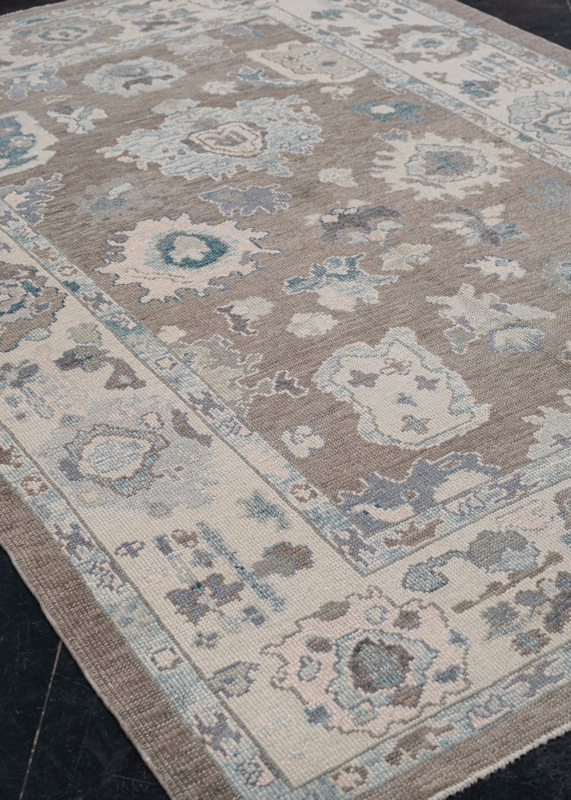 Turkish Oushak Rug 6'2" x 8'8" #7598