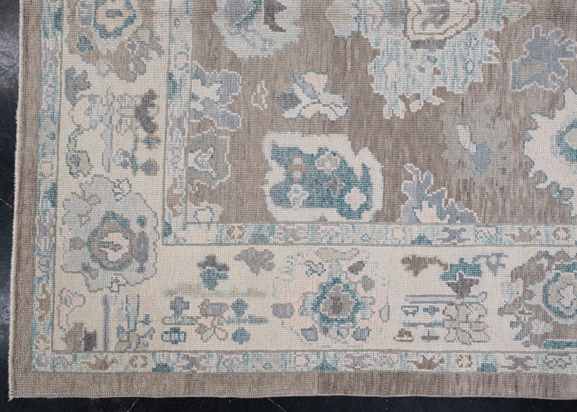 Turkish Oushak Rug 6'2" x 8'8" #7598