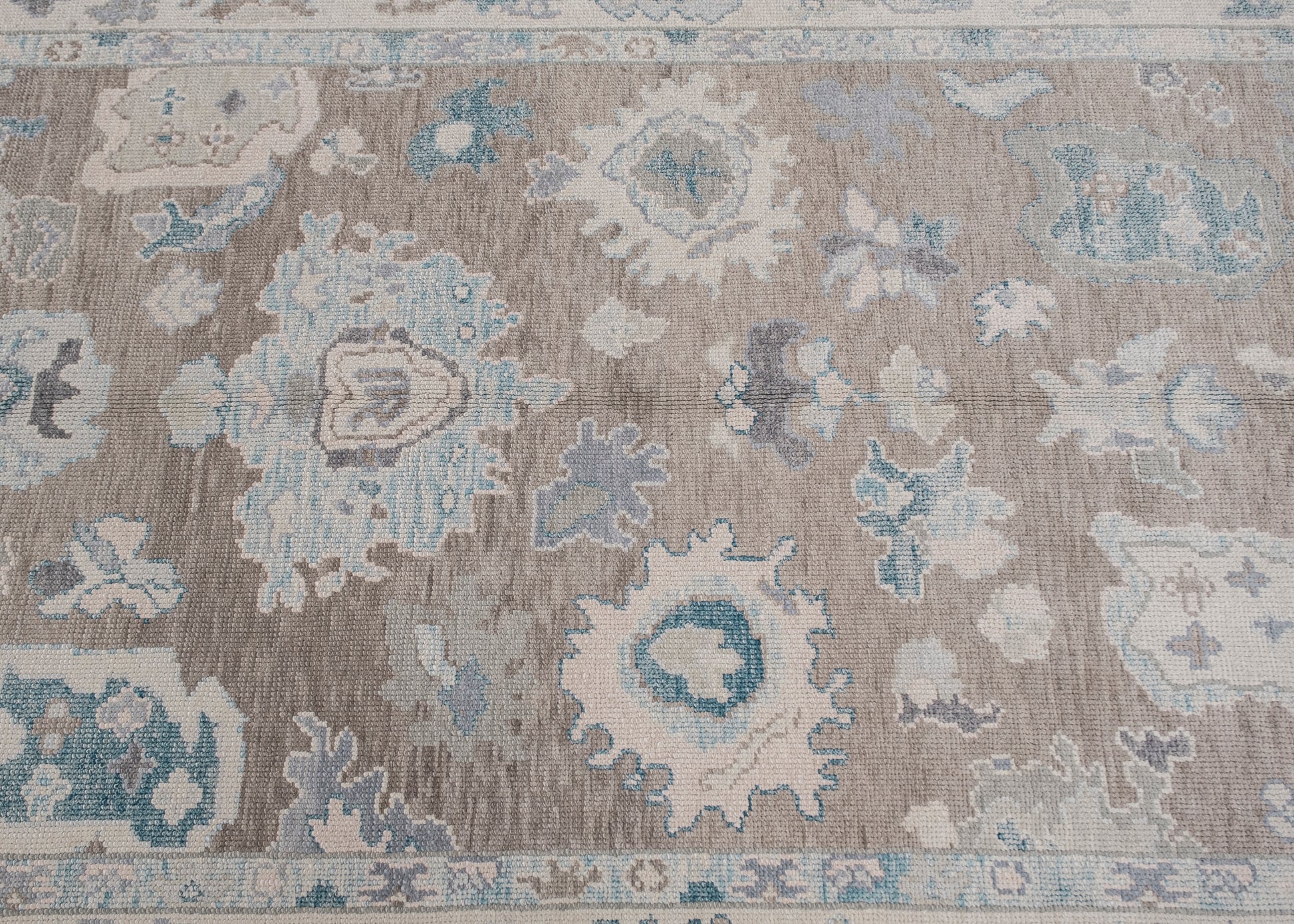 Turkish Oushak Rug 6'2" x 8'8" #7598
