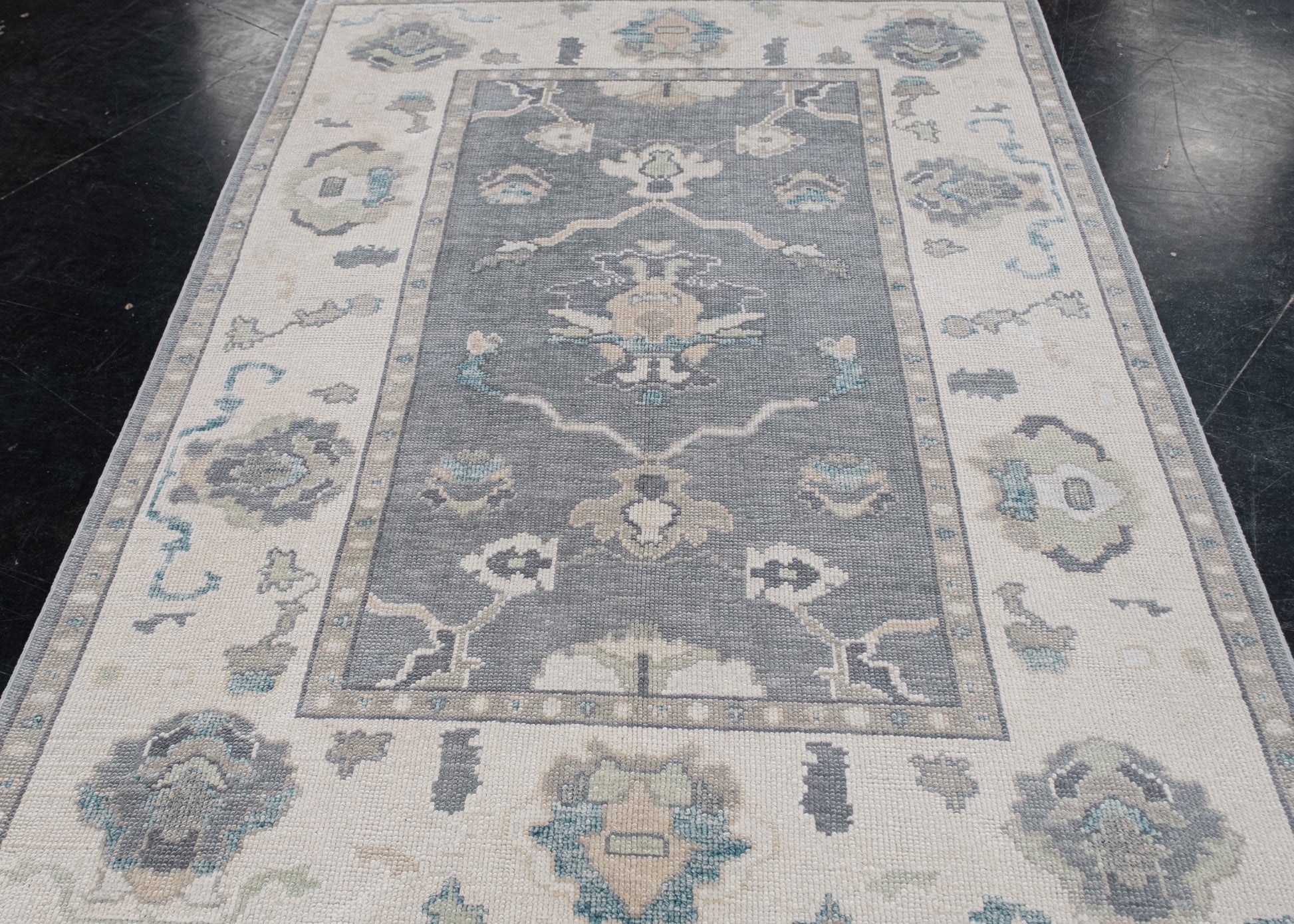 Turkish Oushak Rug 4'10" x 7' #12184