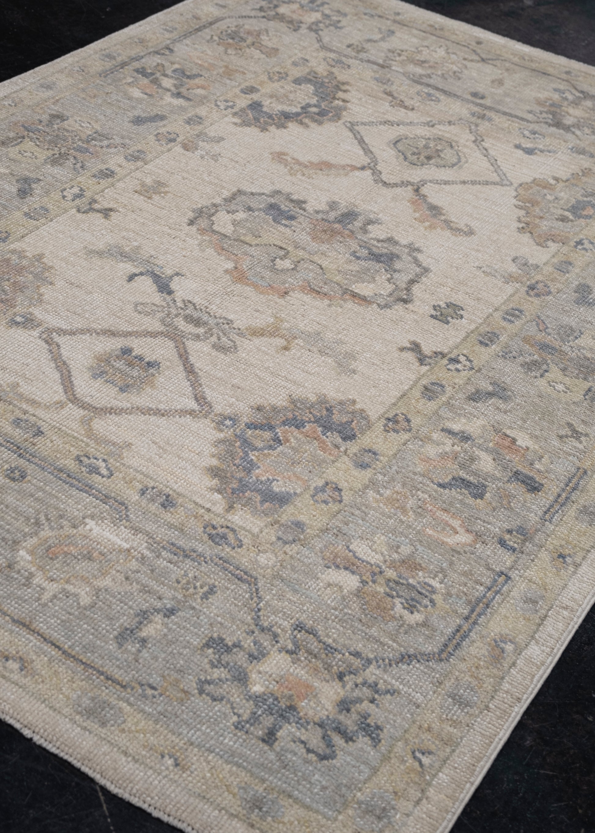 Turkish Oushak Rug 4'11" x 7'2" #12193