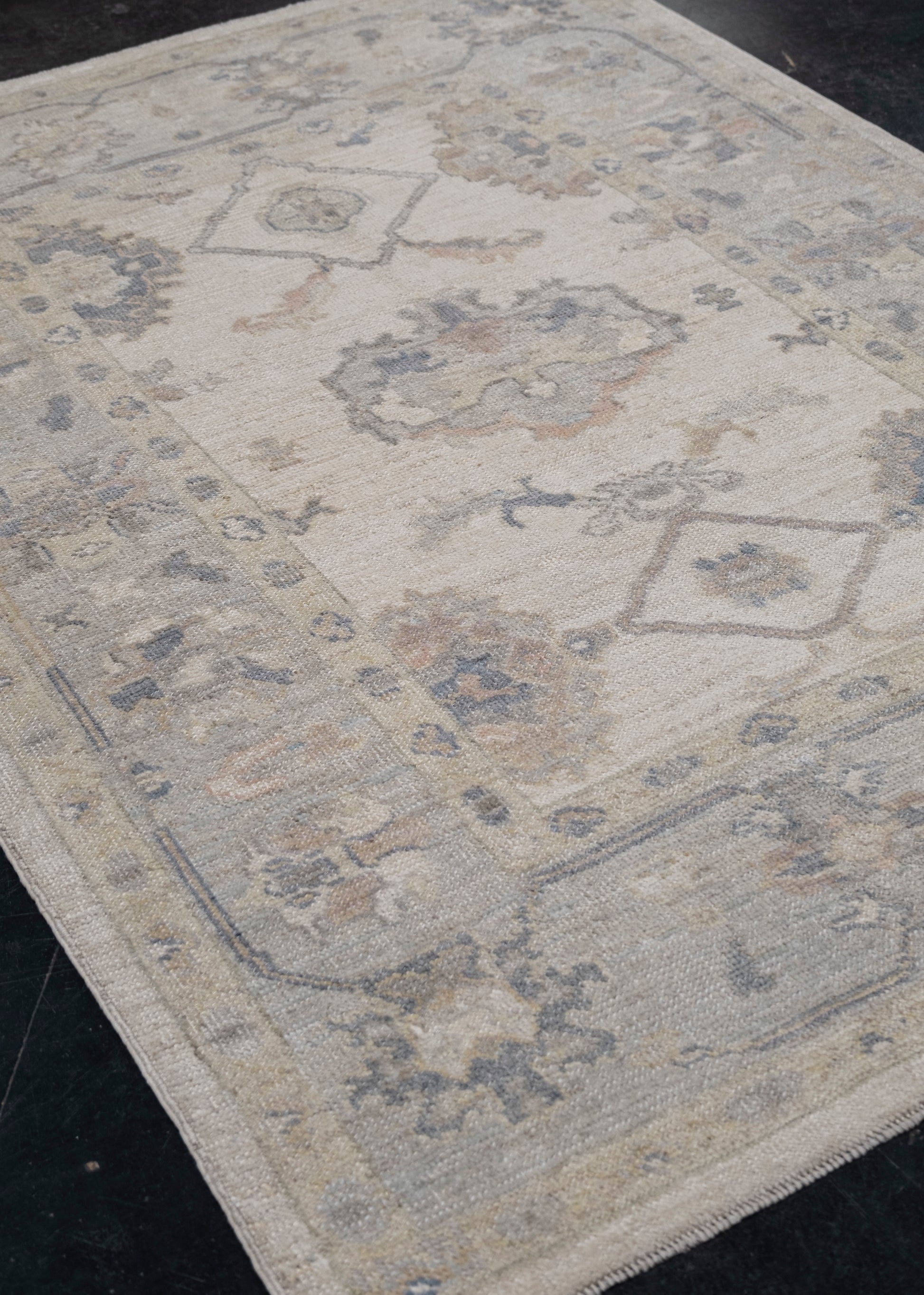 Turkish Oushak Rug 4'11" x 7'2" #12193