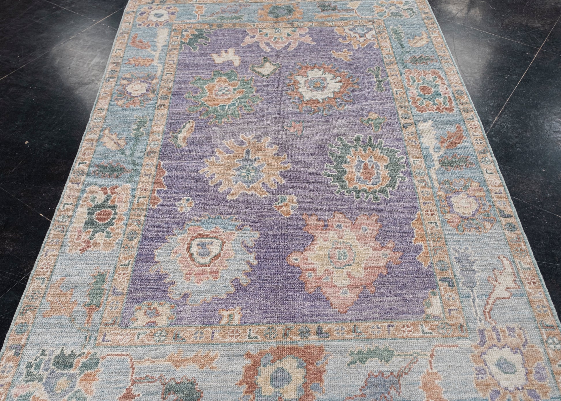 Turkish Oushak Rug 4'11" x 6'10" #2067