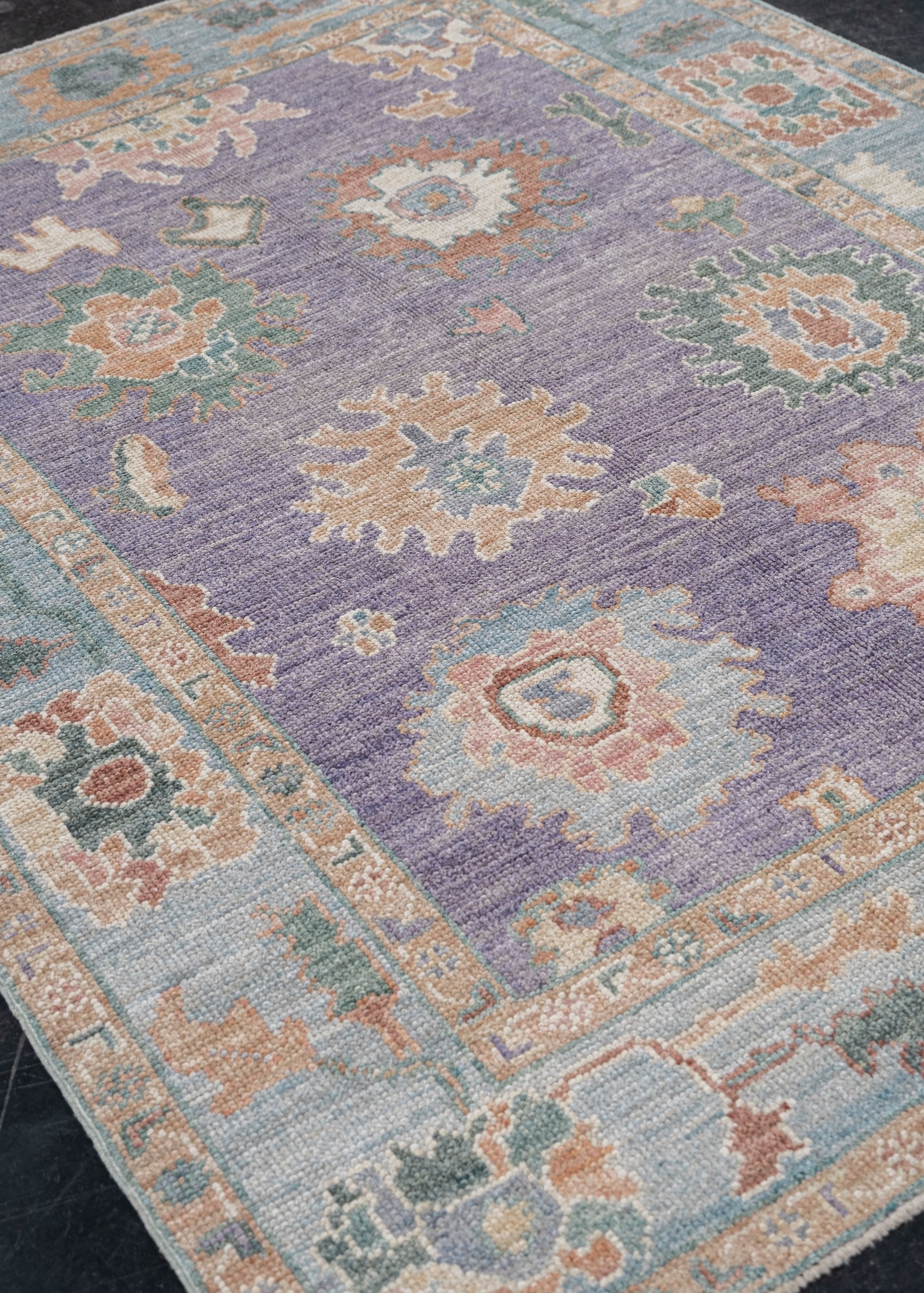 Turkish Oushak Rug 4'11" x 6'10" #2067