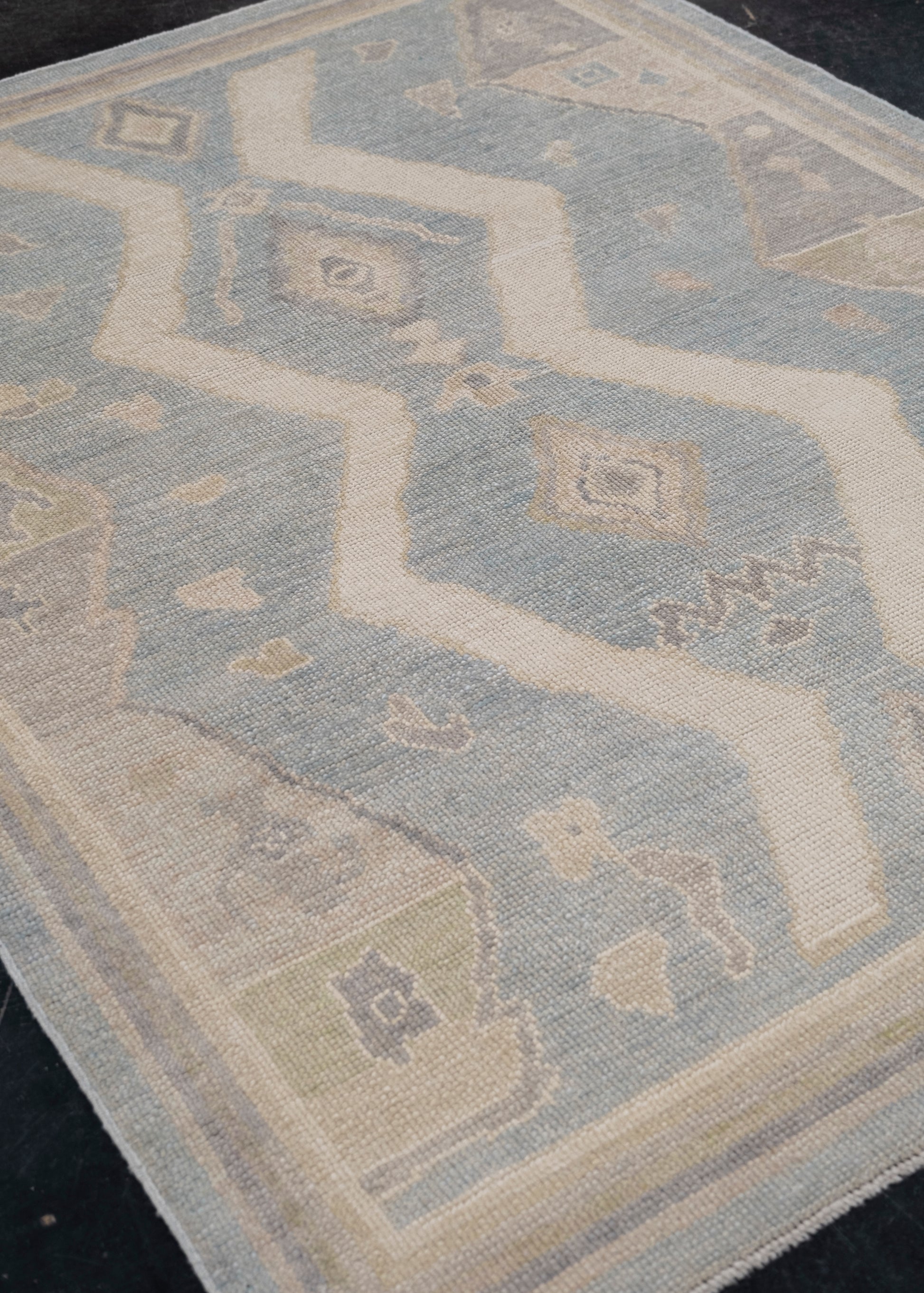 Turkish Oushak Rug 5' x 6'10" #12187