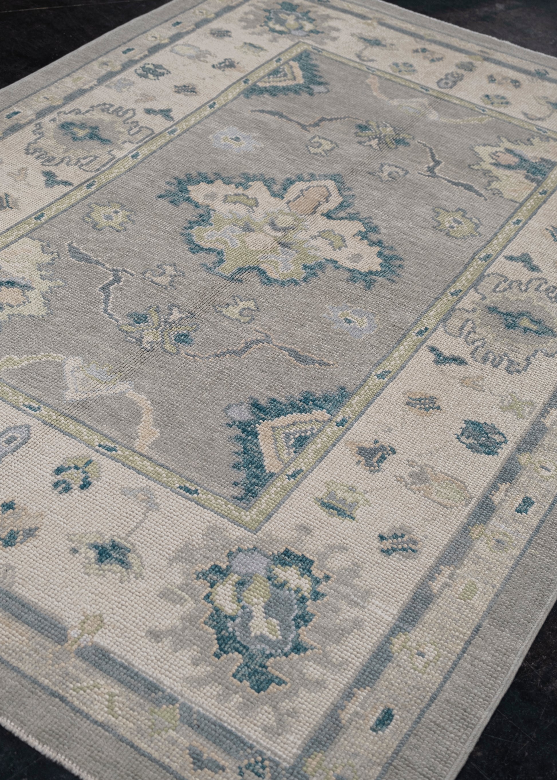 Turkish Oushak Rug 5'2" x 7'5" #12152