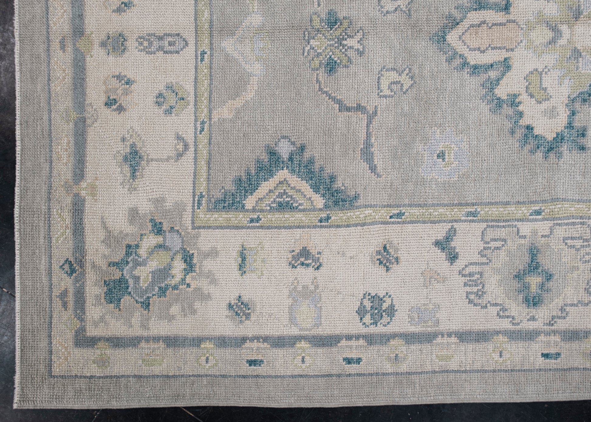 Turkish Oushak Rug 5'2" x 7'5" #12152