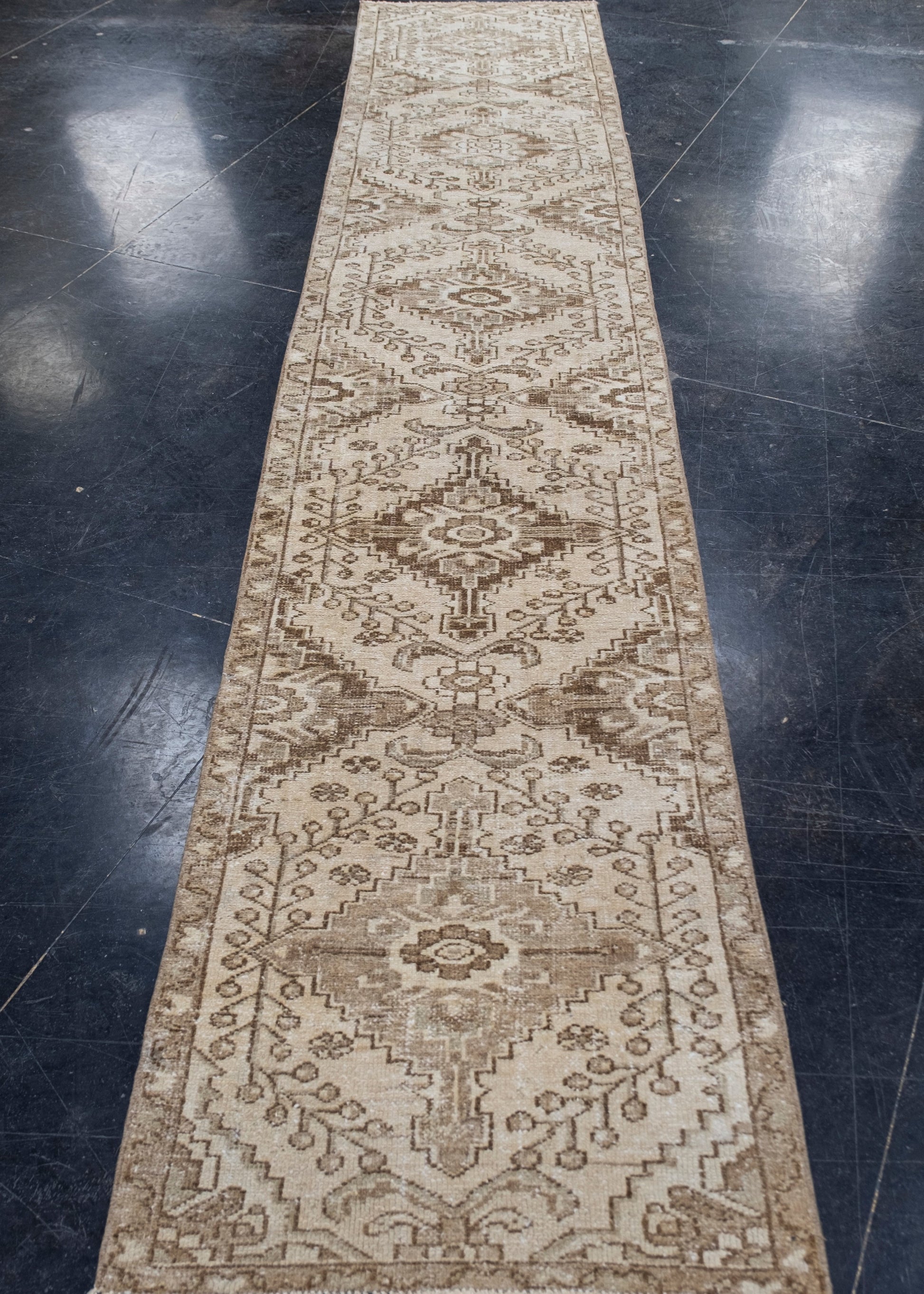 Turkish Vintage Anatolian Rug 2'3" x 12'1" #6027