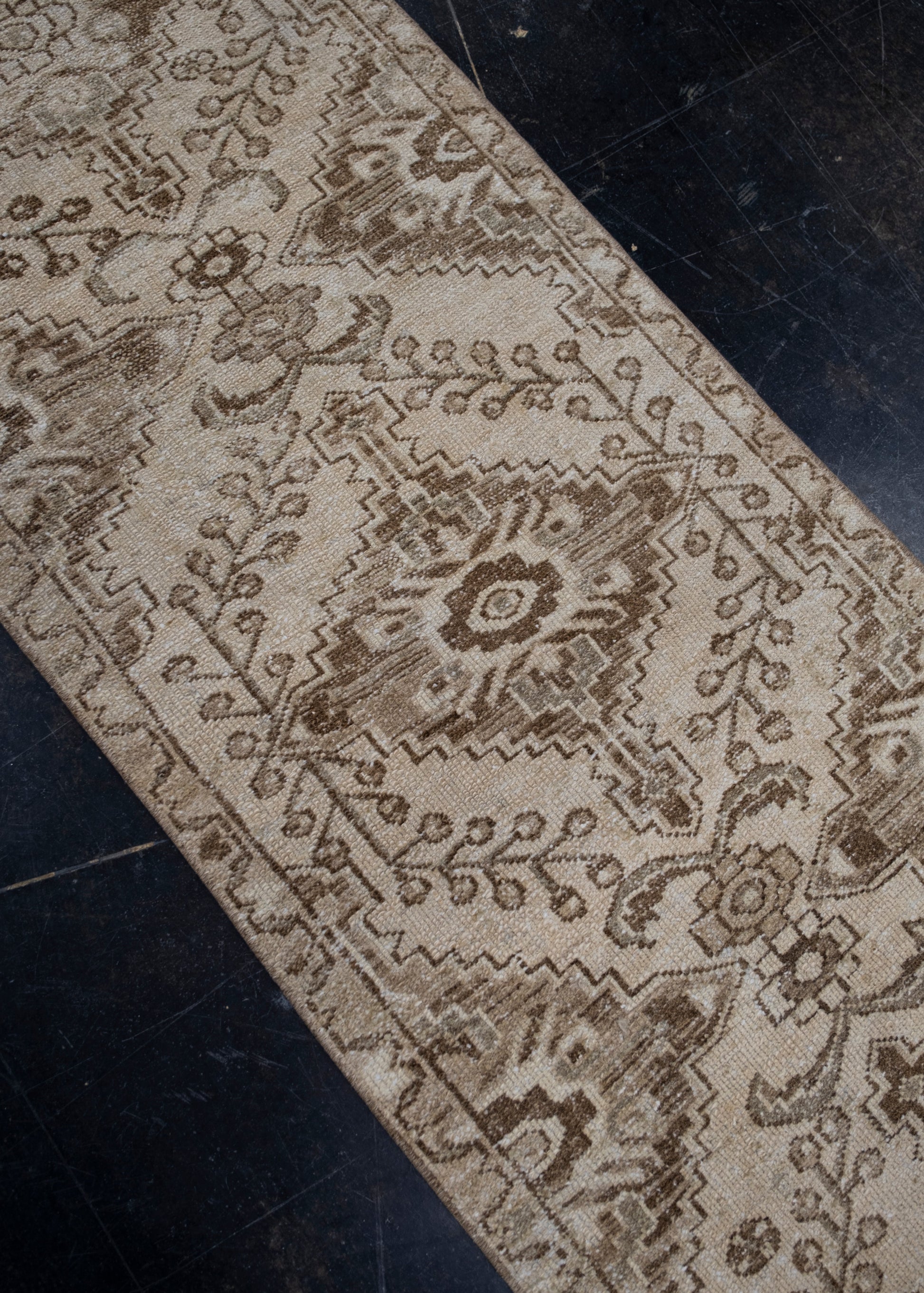 Turkish Vintage Anatolian Rug 2'3" x 12'1" #6027