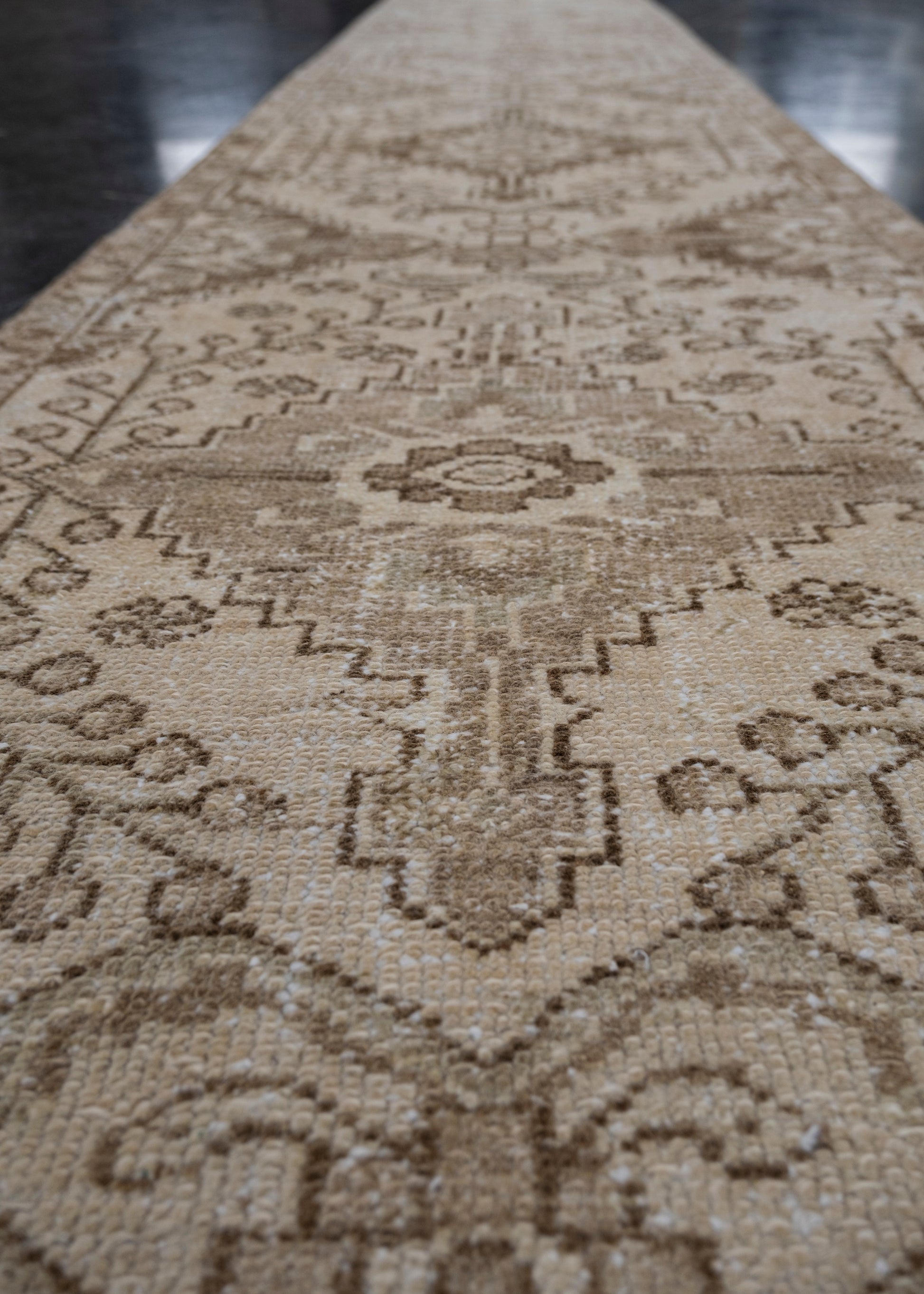 Turkish Vintage Anatolian Rug 2'3" x 12'1" #6027
