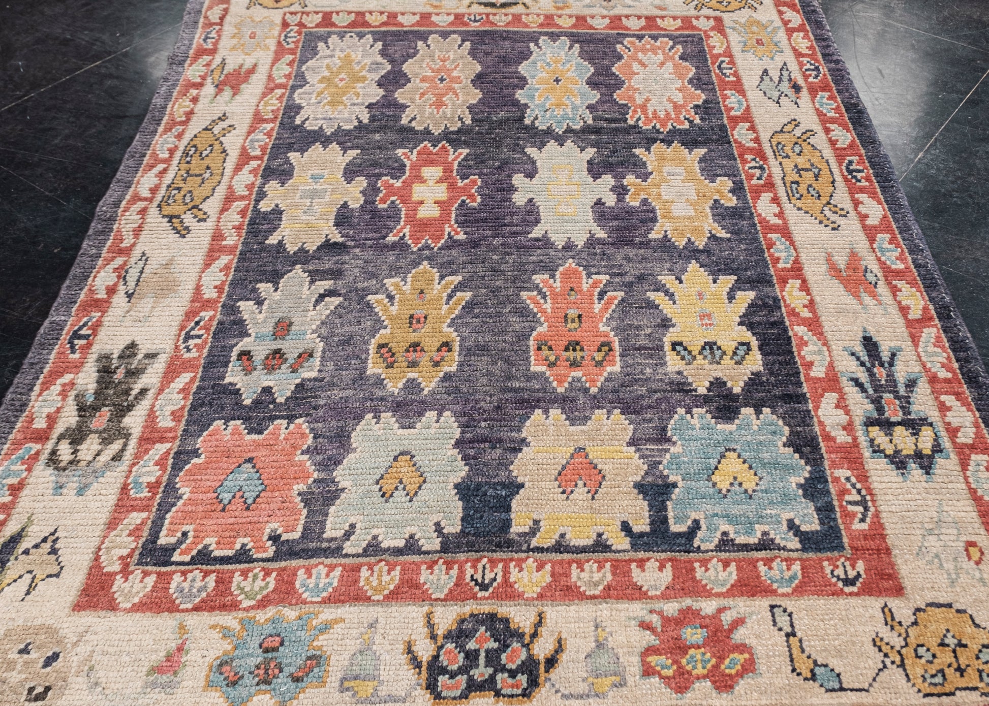 Turkish Oushak Rug 5'7" x 7'10" #4505