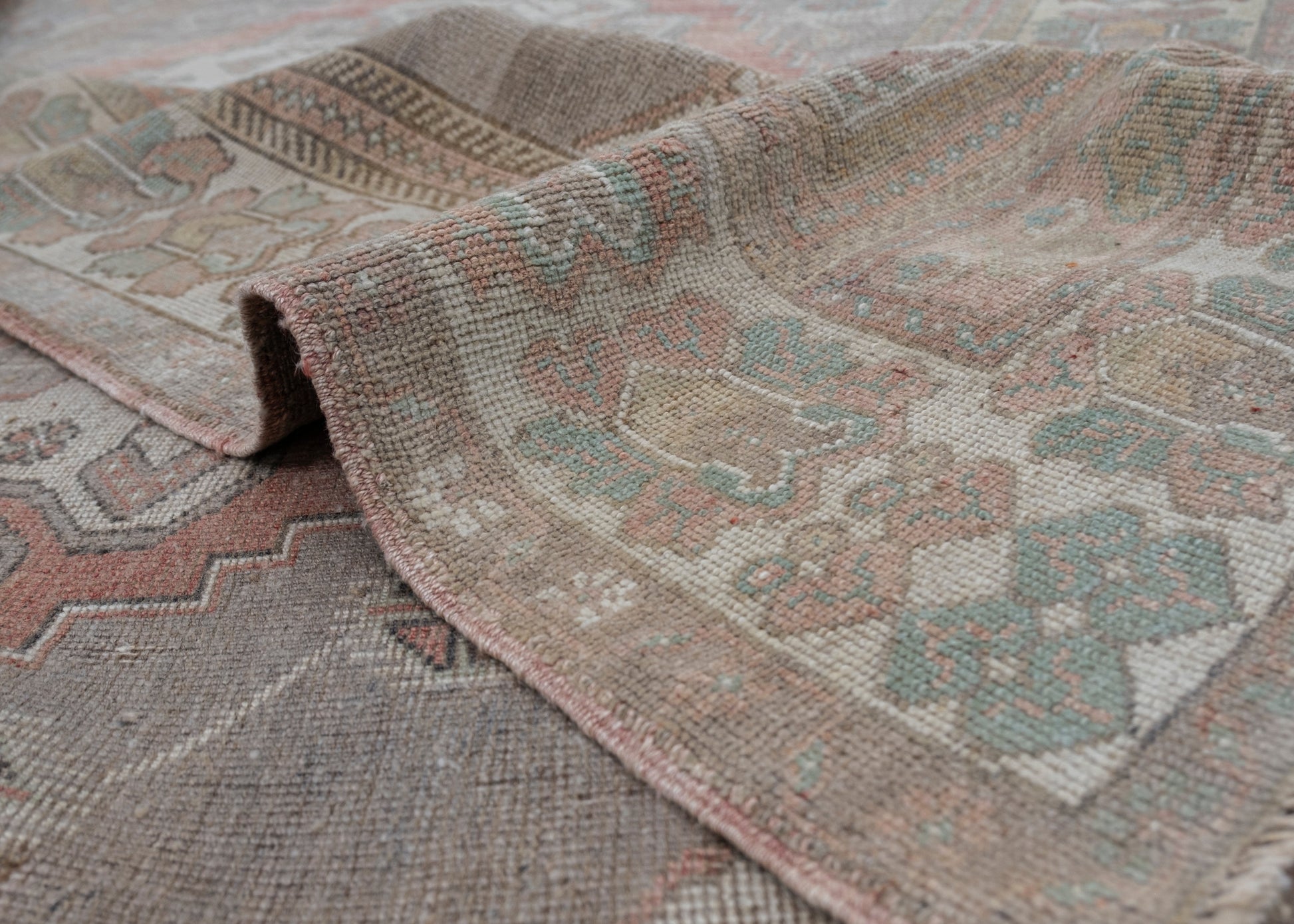 Turkish Vintage Anatolian Rug 4'7" x 8'3" #6025