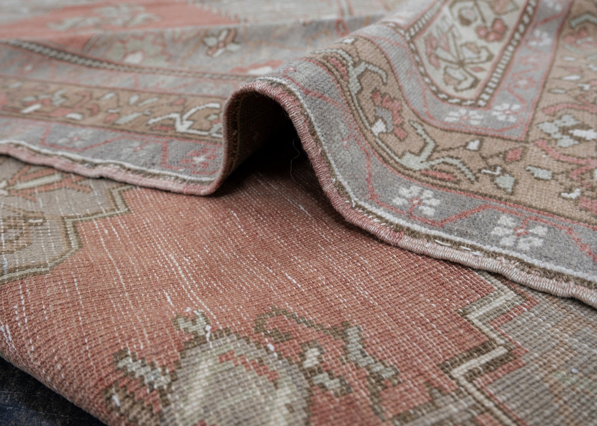 Turkish Vintage Anatolian Rug 4'8" x 7'10" #6024