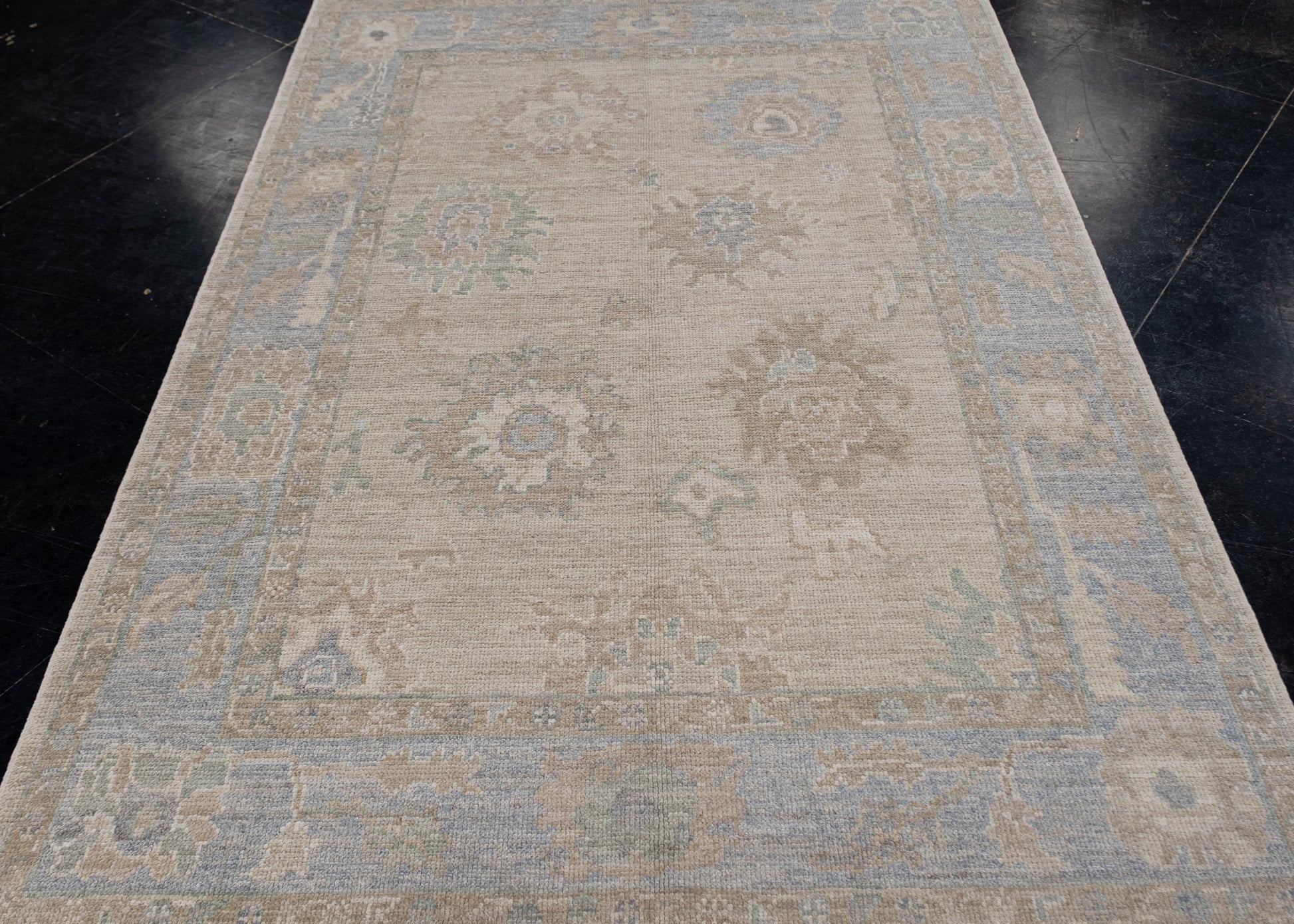 Turkish Oushak Rug 4'11" x 7'1" #11570